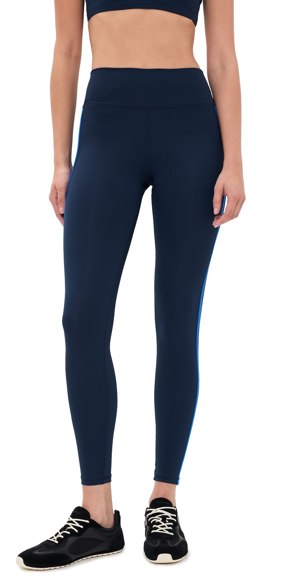 Strut This The Sutton Ankle Leggings Navy/Royal XL