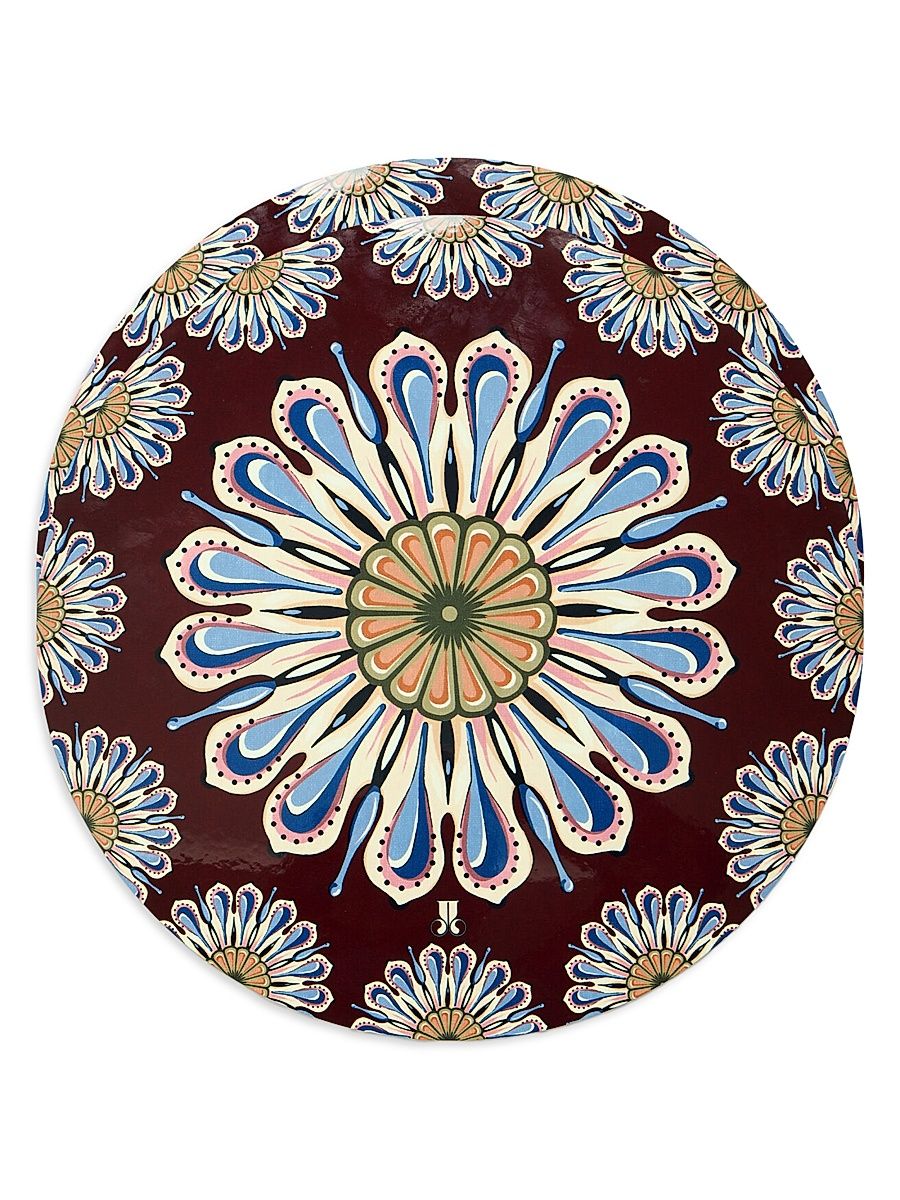 Disk Placemats Set of 2 - Bordeaux