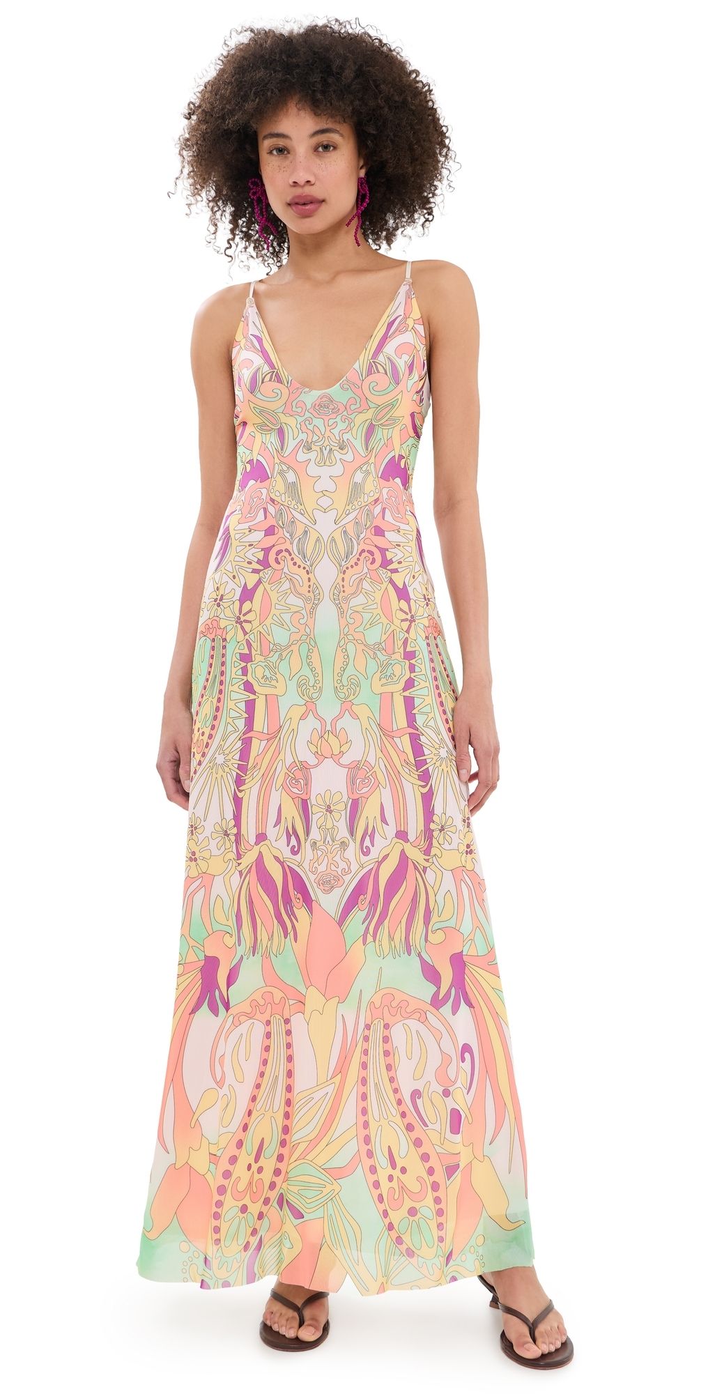 AFRM Romy Dress Vintage Swirl XXS