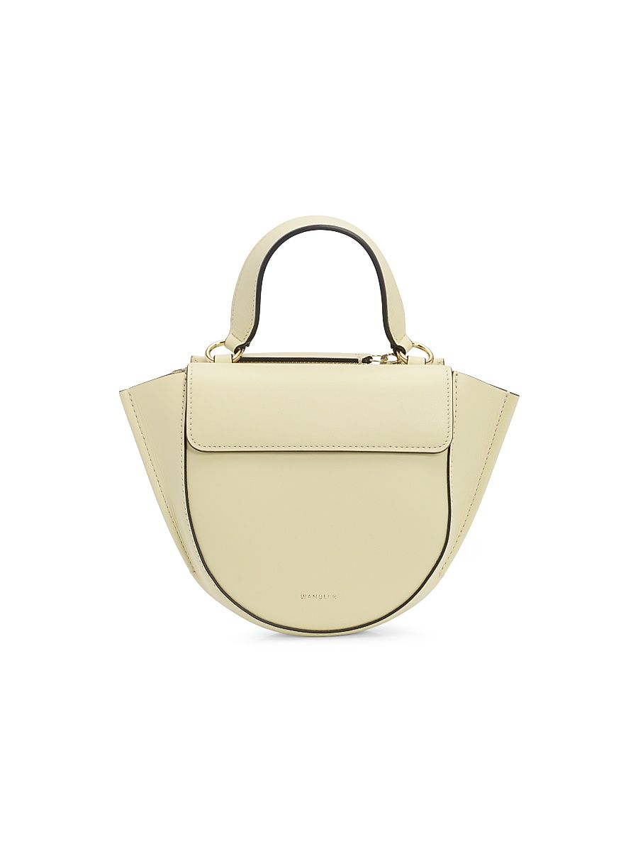 Women's Hortensia Leather Crossbody Bag - Ice