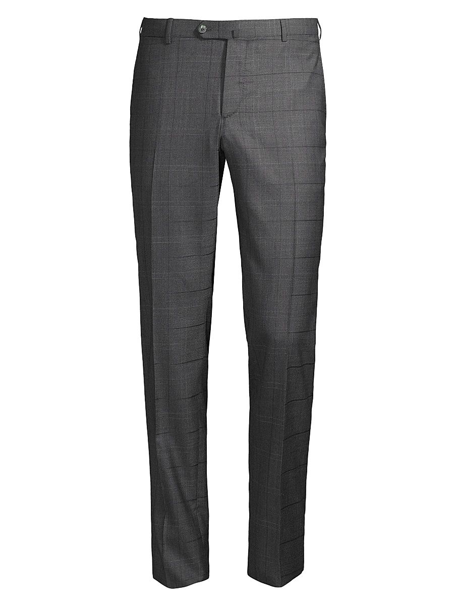Men's Pasquini Wool Suit Trousers - Grey