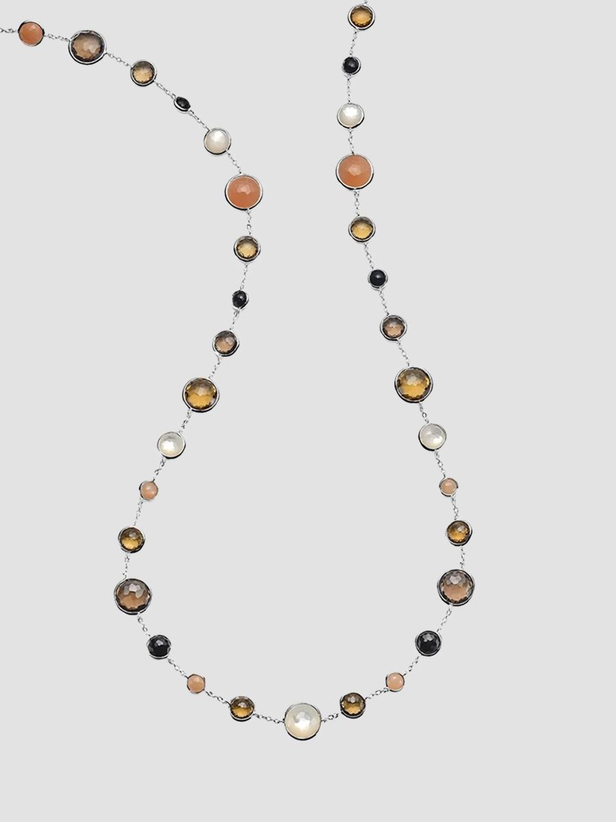 Ippolita Women's Lollipop Lollitini Sterling Silver & Multi-Stone Long Station Necklace - Amaretti