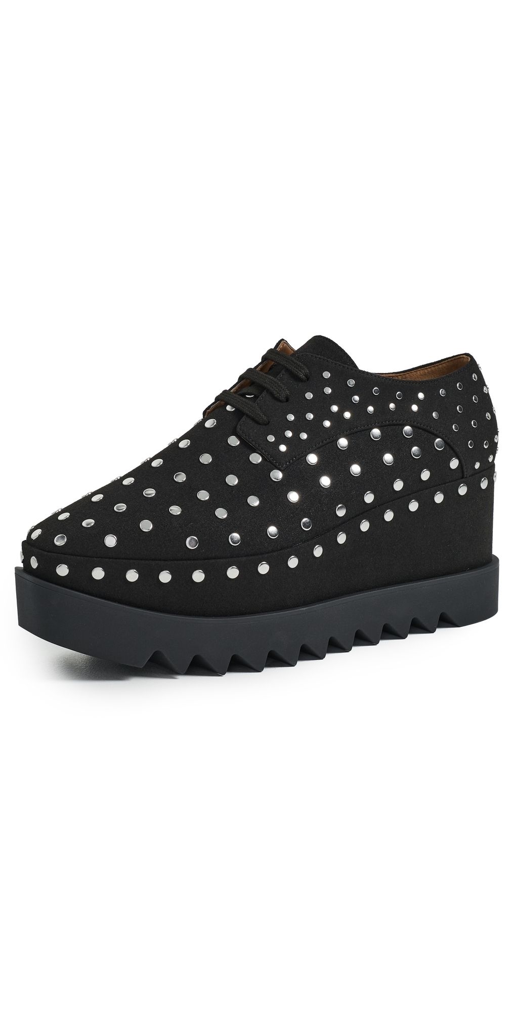 Stella McCartney Elyse Alter Suede Sneakers Black 40