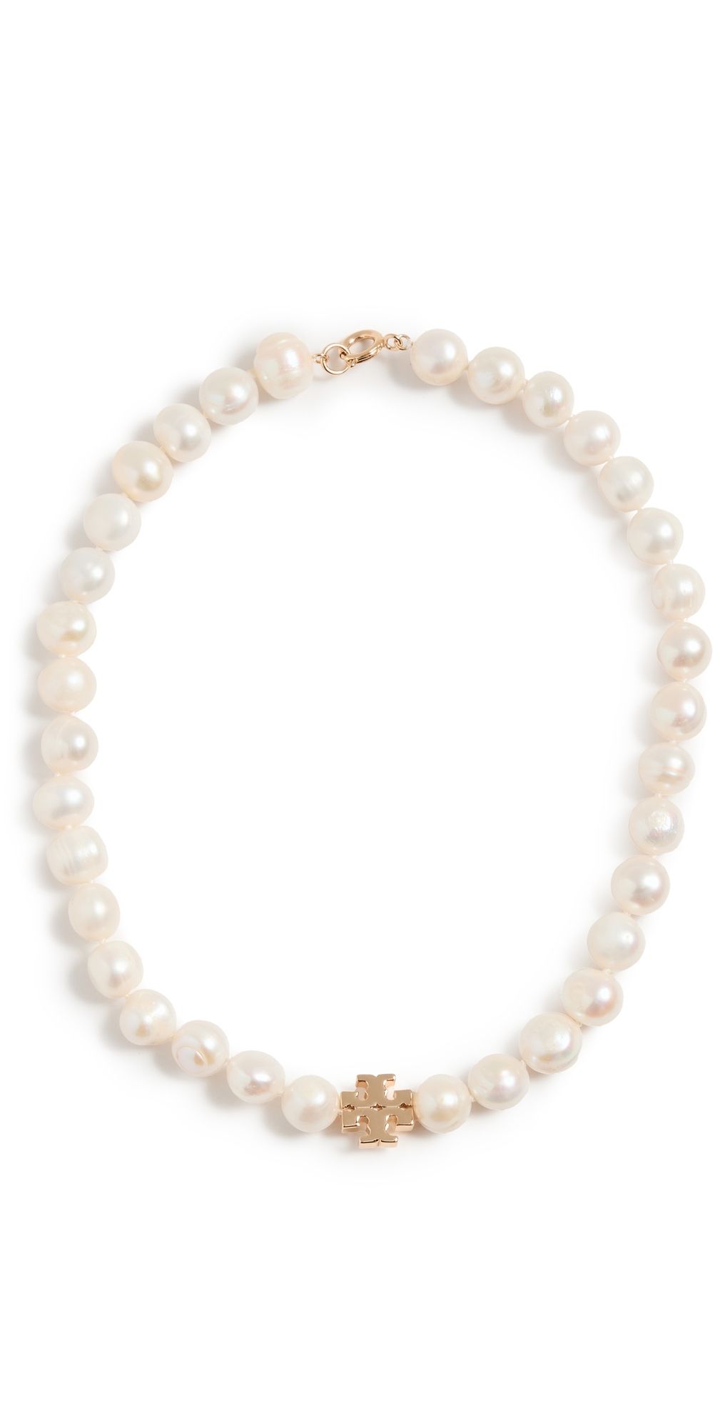 Tory Burch Moondance Pearl Necklace Tory Gold/Cream One Size
