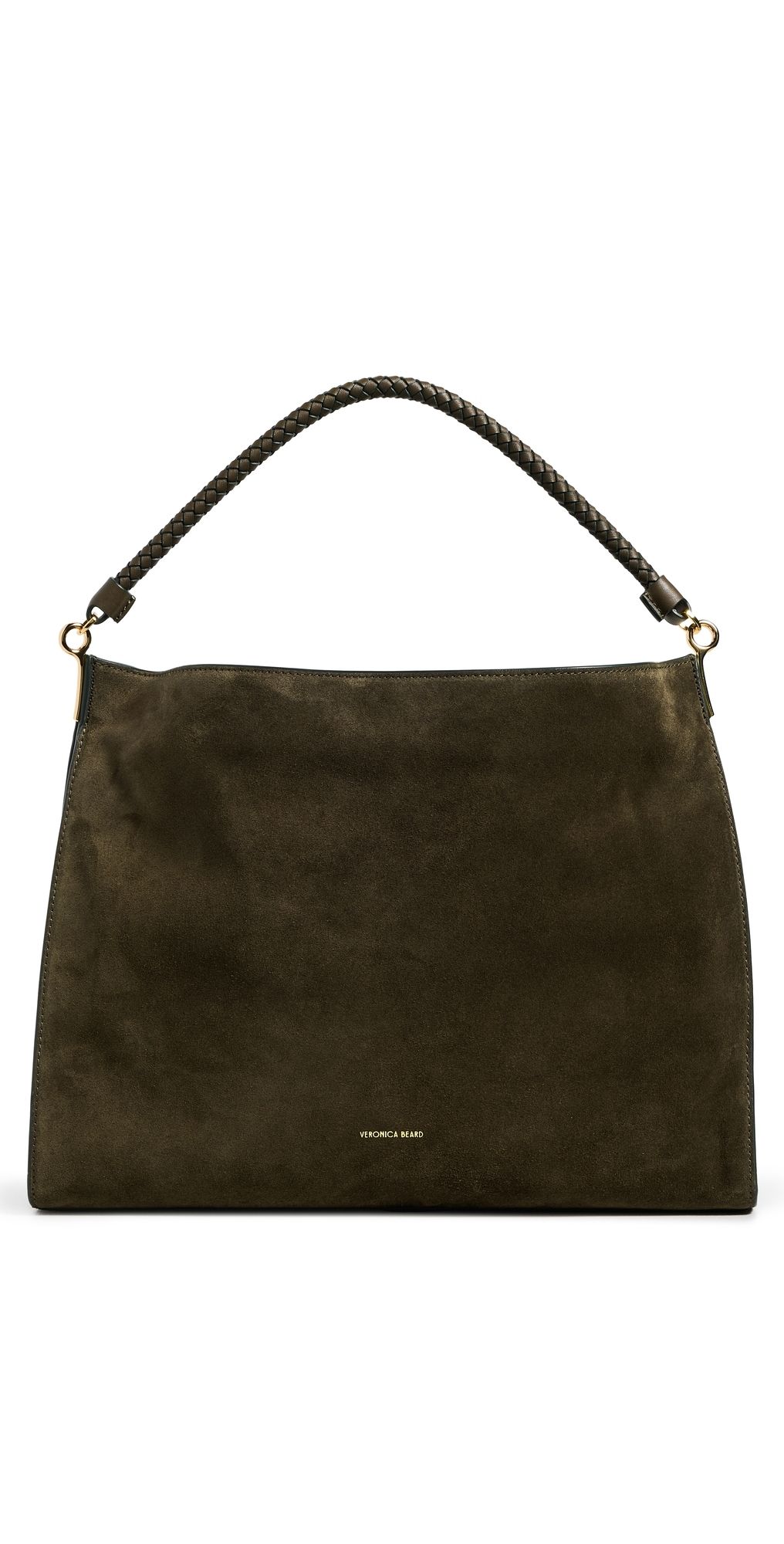 Veronica Beard Suede Vida Hobo Bag Cypress One Size