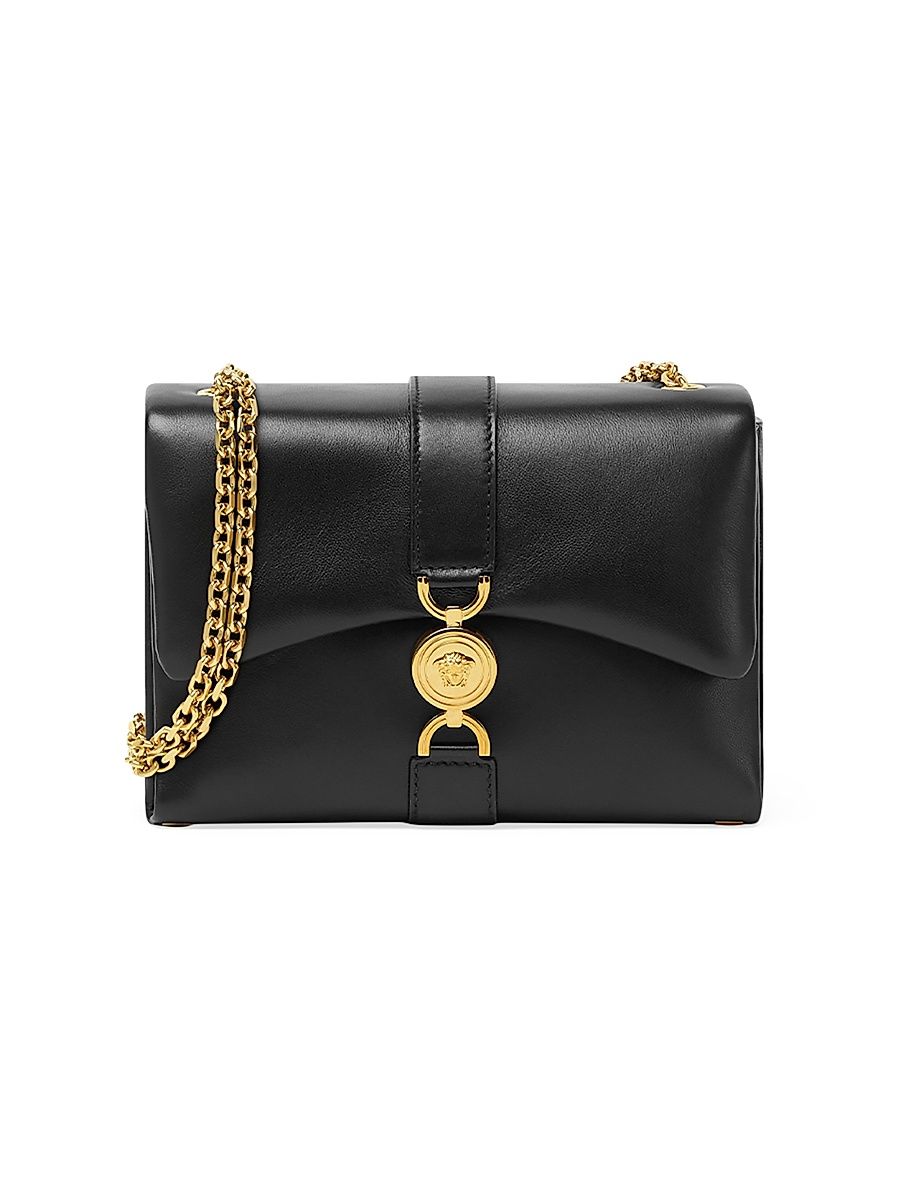 Women's Kleio Medusa 95 Leather Bag - Black