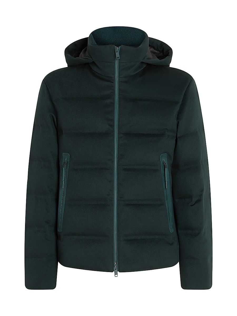 Men's Oasi Cashmere Elements Blouson Jacket - Green - Size 42