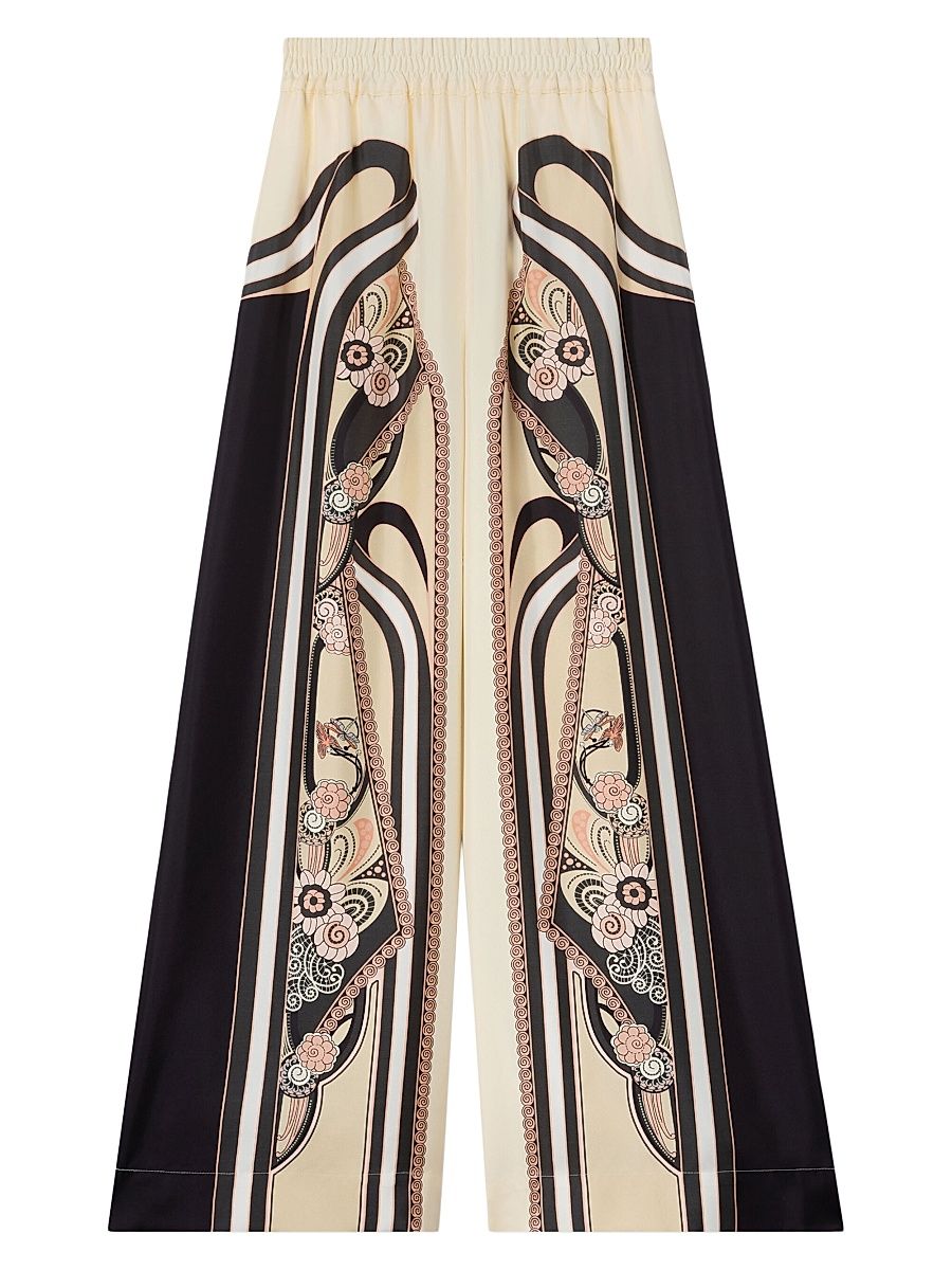 Women's Palazzo Pants - Ambrosia Placee Pale Pink - Size XS