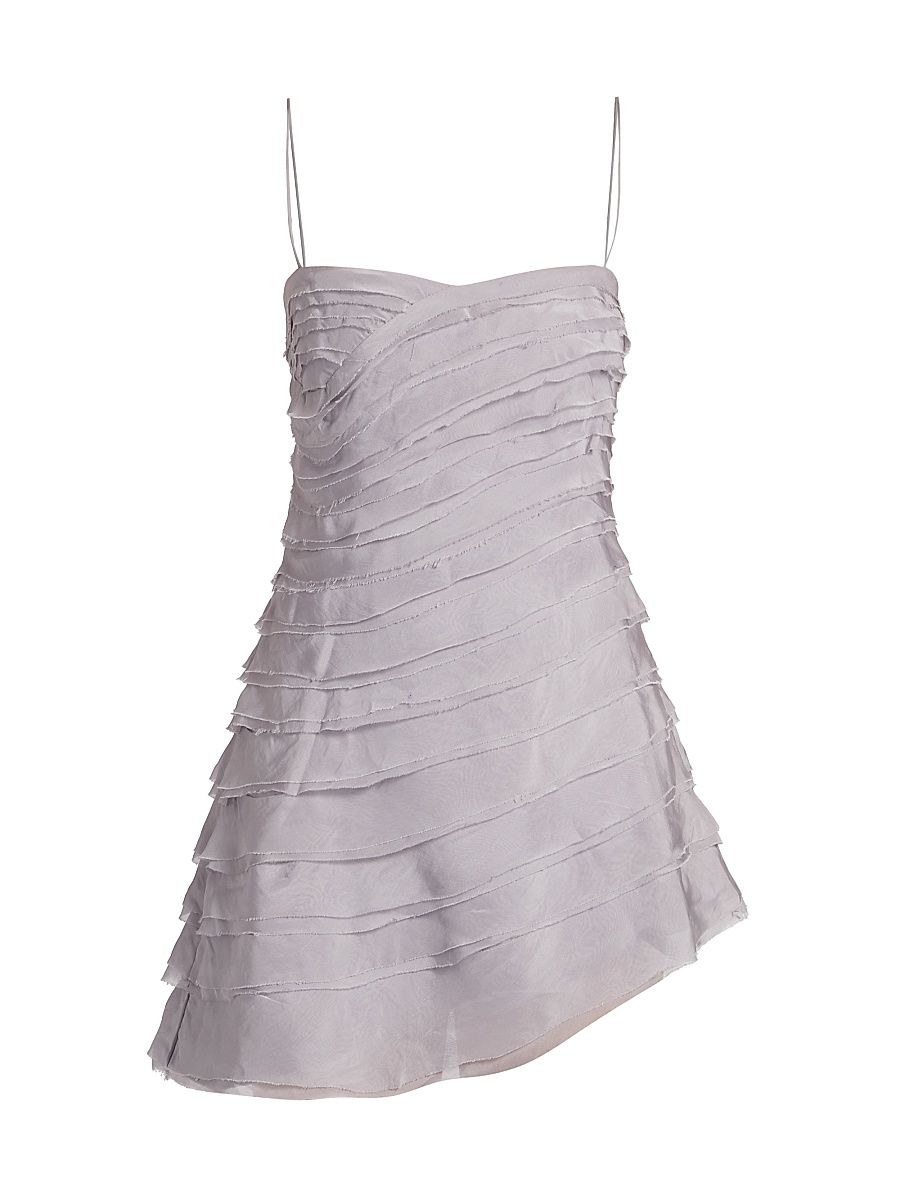 Women's Yealana Asymmetrical Minidress - Storm - Size 12