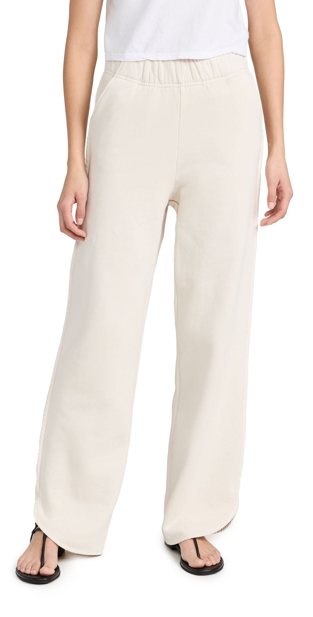 Les Tien Olympia Scallop Pants Ivory L
