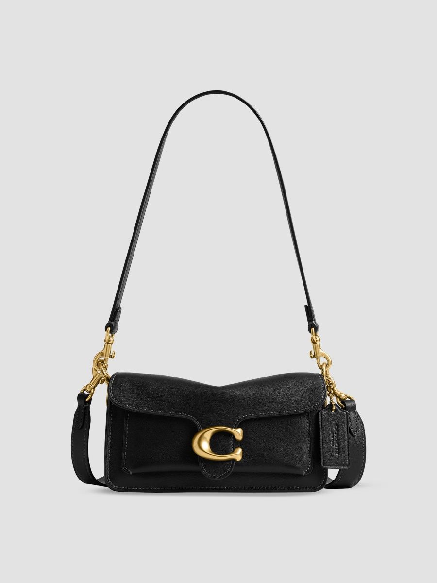 COACH Women's Tabby Leather Shoulder Bag 20 - Black