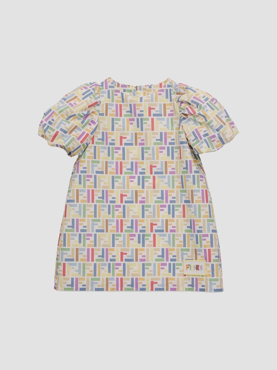 Girl's Baby Girl's Multicolor FF Babydoll Dress - Multi - Size 12 Months