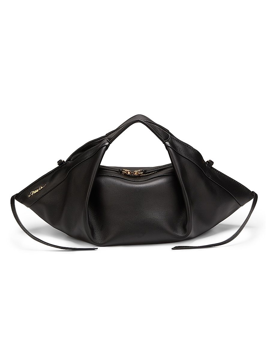 Women's Luna Leather Mini Crossbody Bag - Black