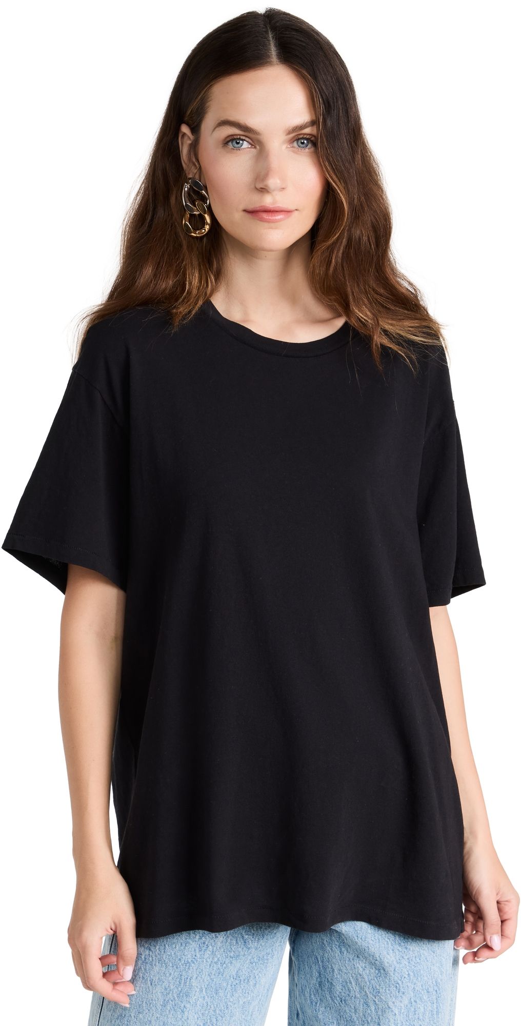 SLVRLAKE Oversize Raven Tee Raven S