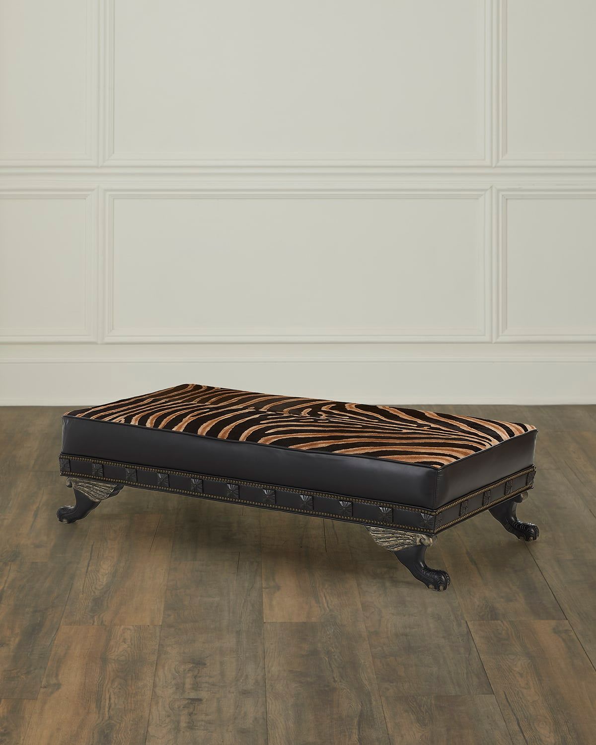 Zara Hair on Hide Ottoman