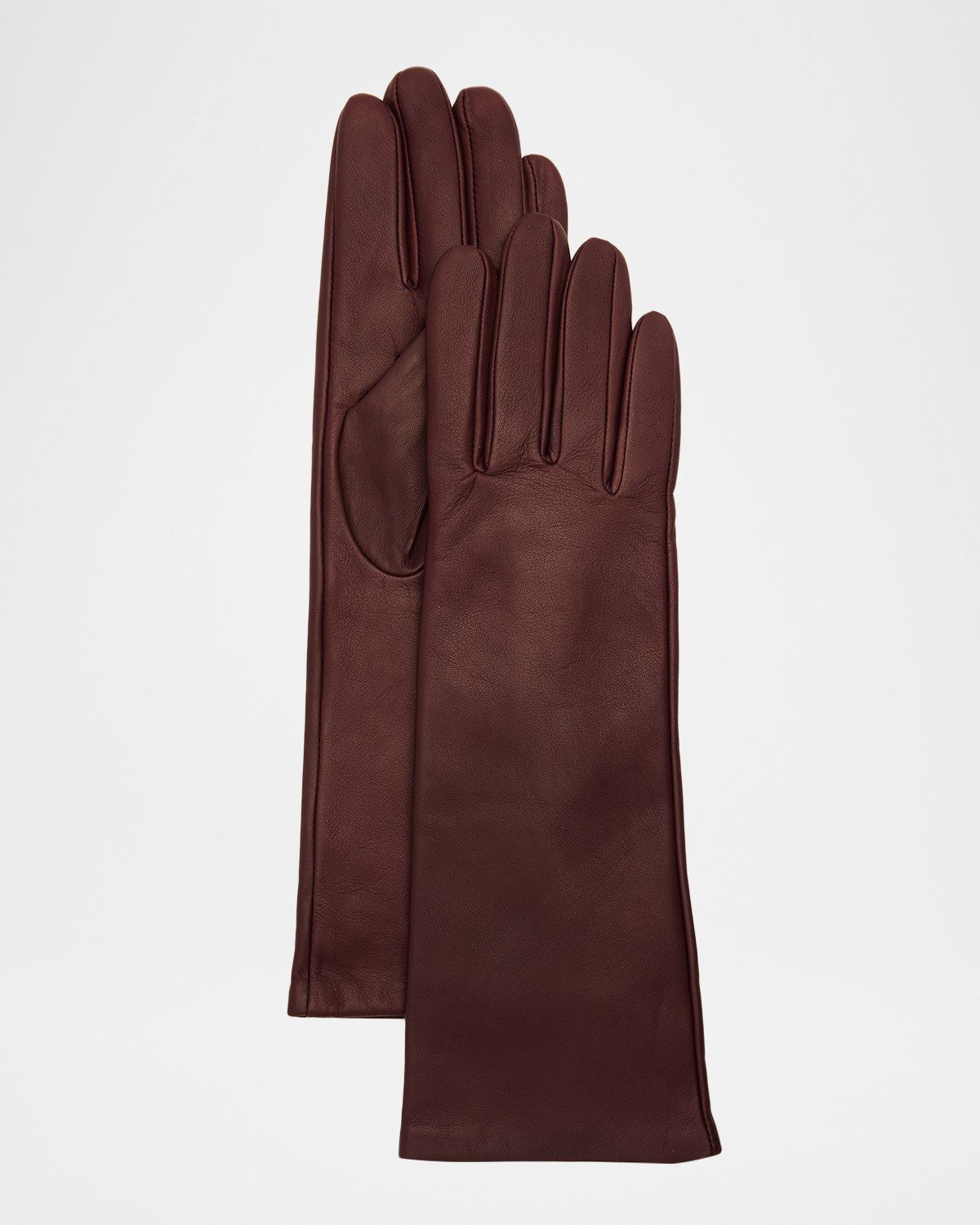 Cashmere-Lined Leather Gloves