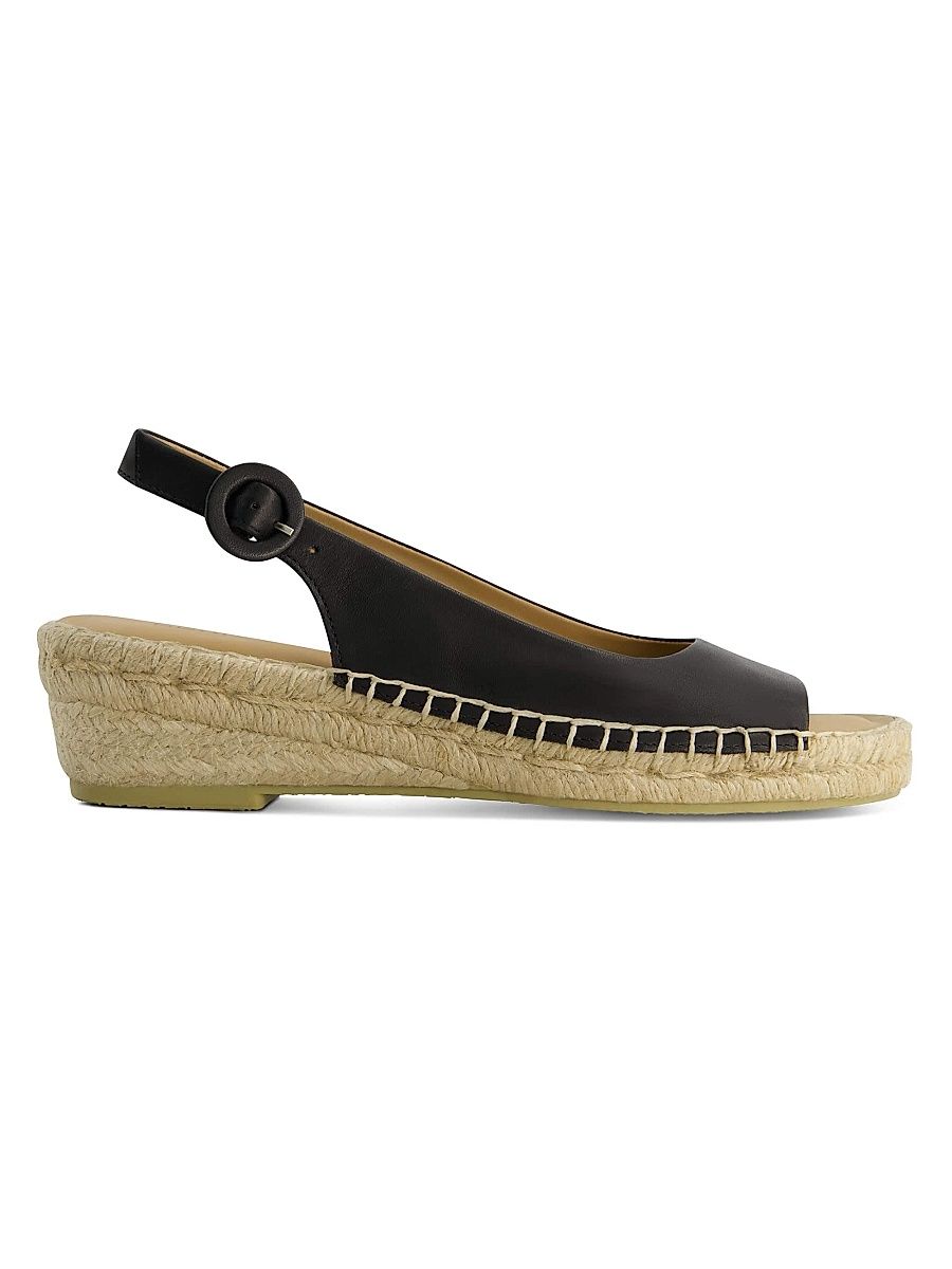 Women's Melila Espadrille Wedges - Black - Size 9