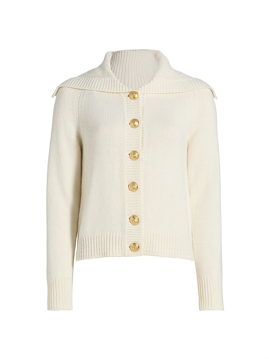 Women's Emmet Collar Sweater - Ivory - Size XXL