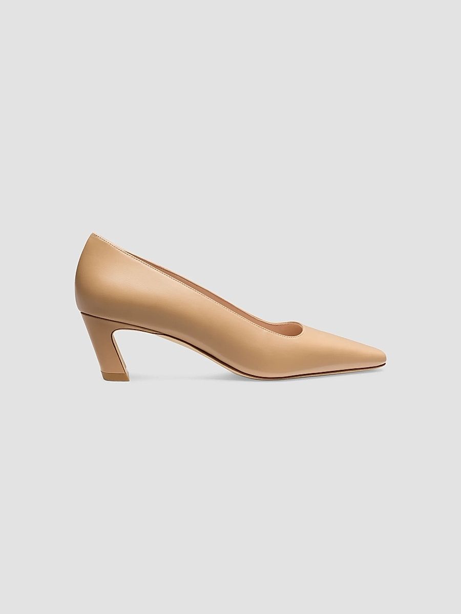 Women's Stassi 50MM Leather Pumps - Adobe - Size 6