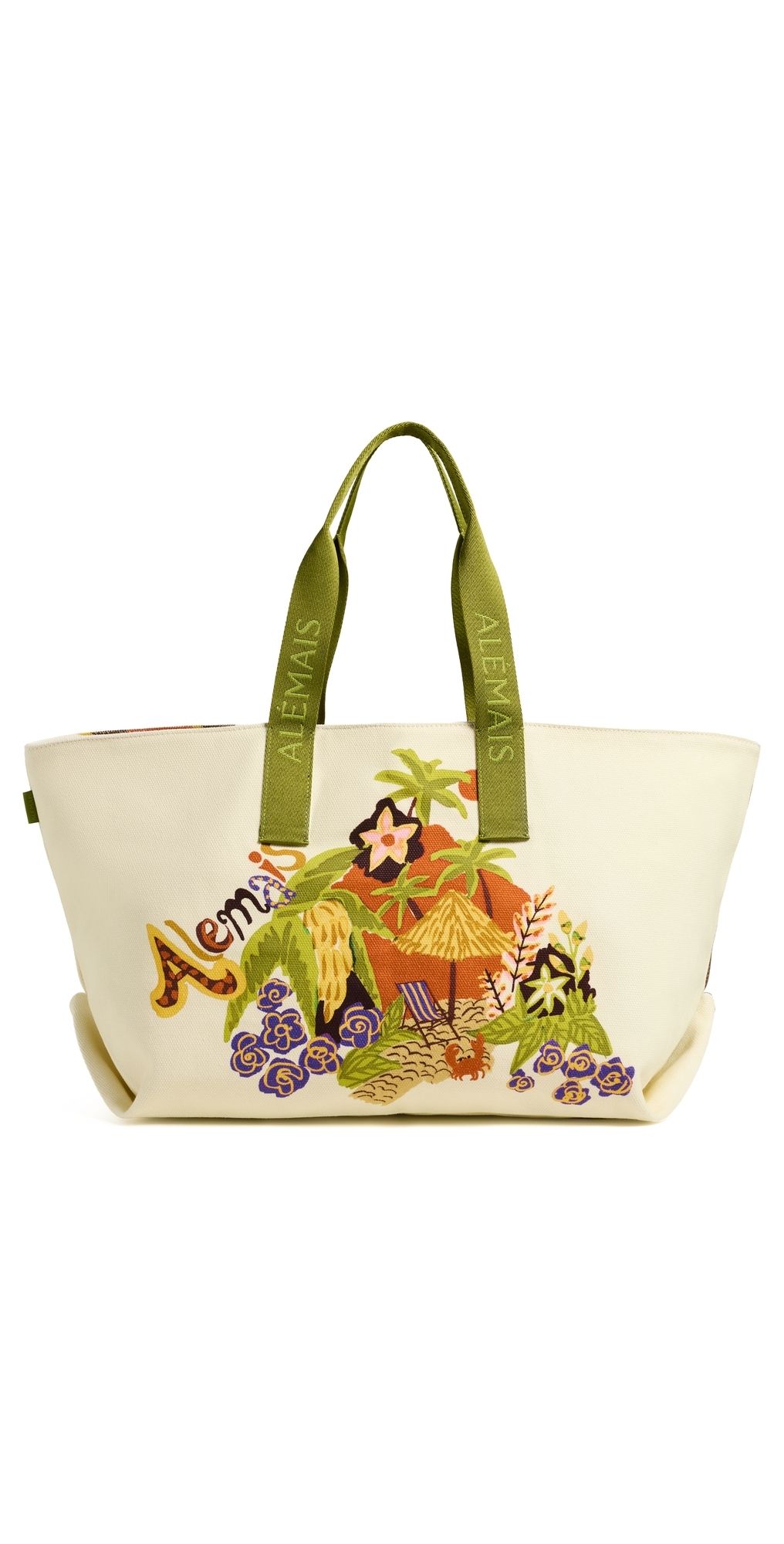 ALÉMAIS Island Cove Beach Tote Cream One Size