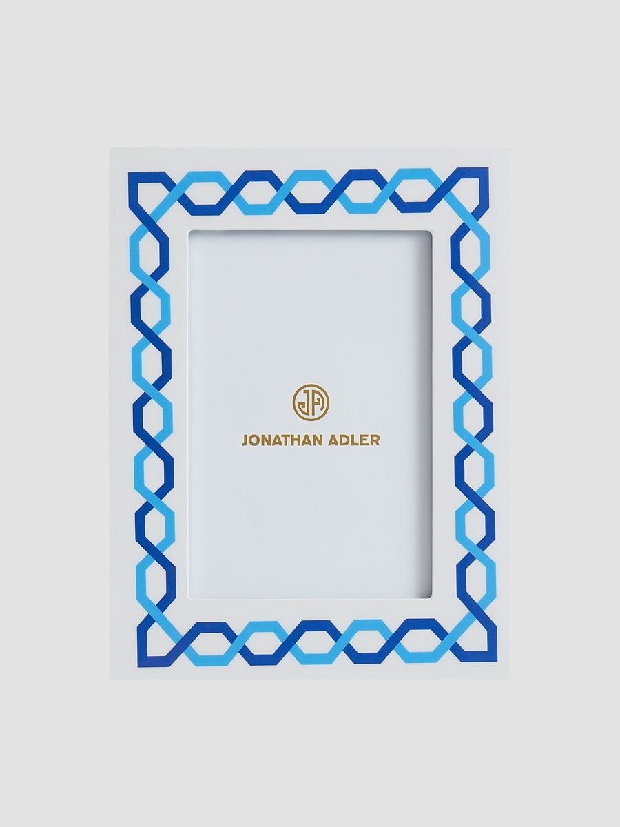 Jonathan Adler Sorrento Lacquer Frame - Blue