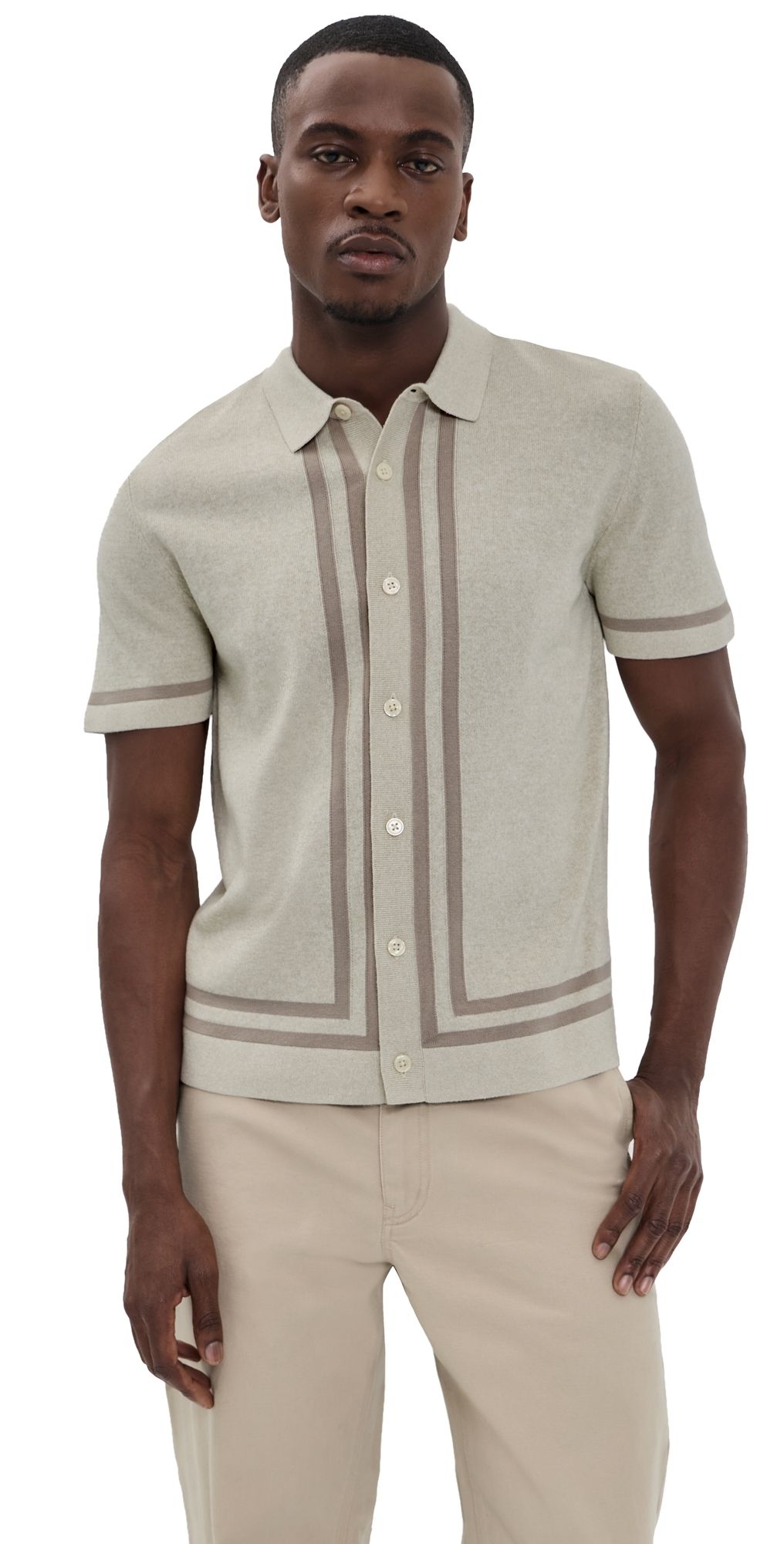 RAILS Leo Shirt Driftwood Melange XL