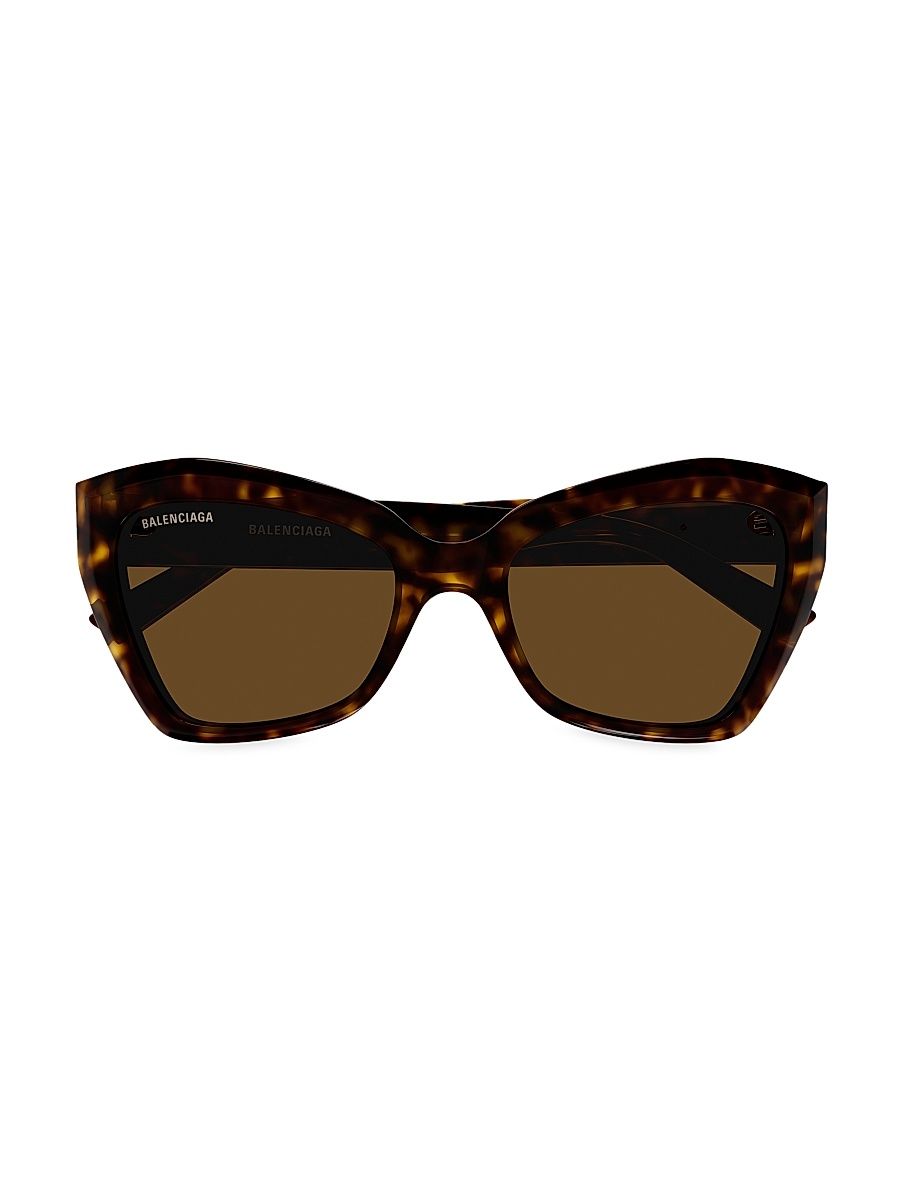 Women's Rive Gauche 56MM Butterfly Sunglasses - Havana