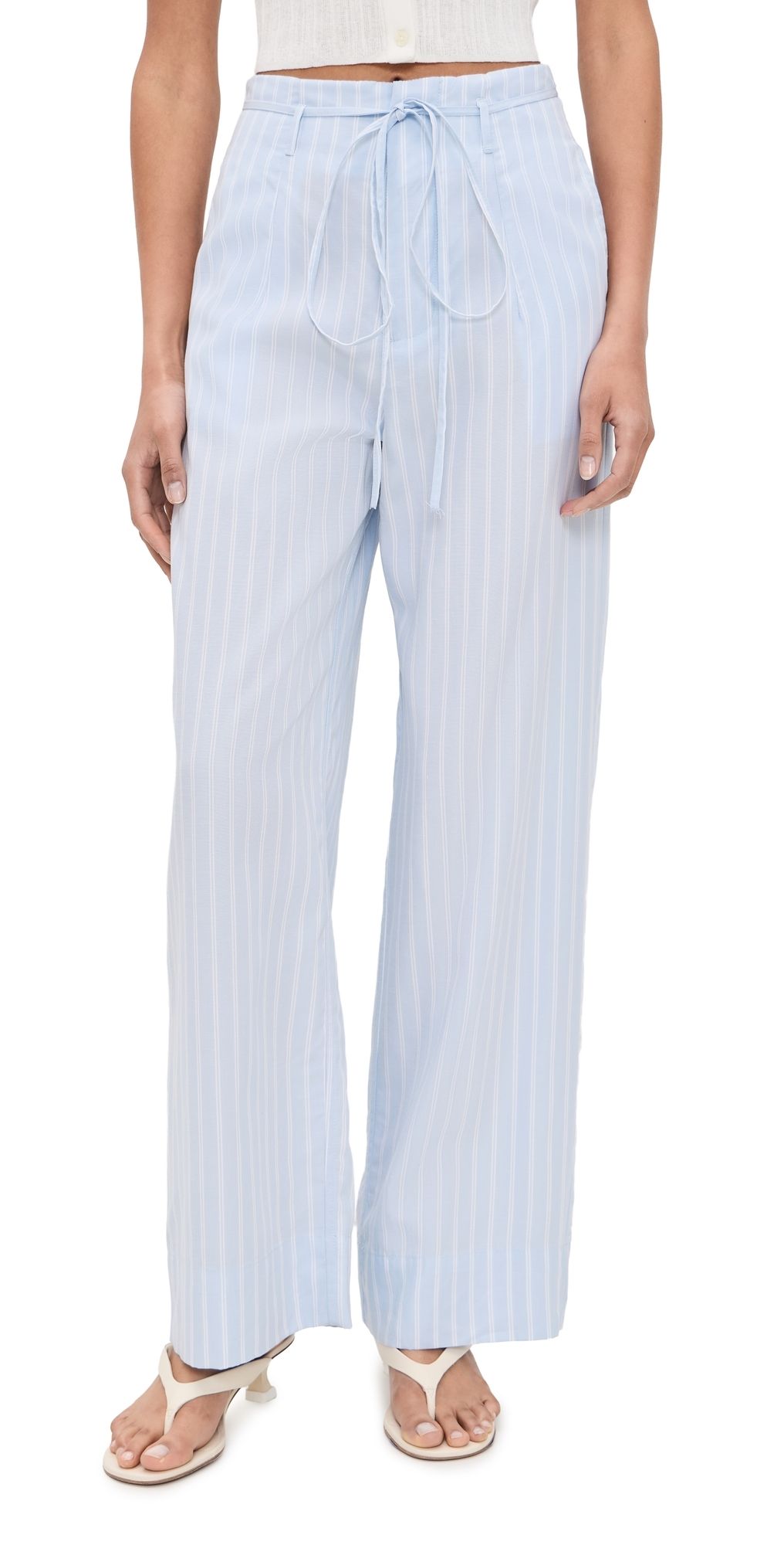 Onia Paperbag Trousers Light Sky 2