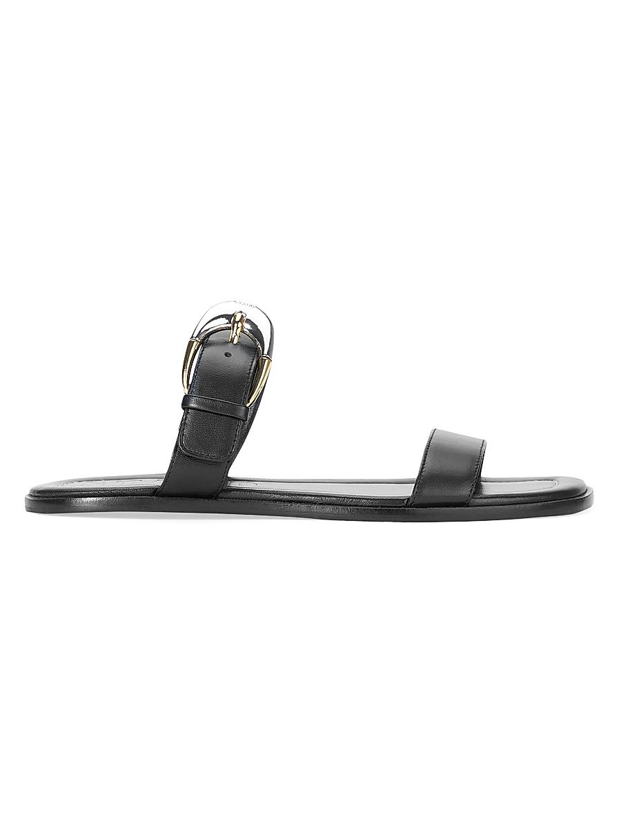 Women's Harlow Leather Sandals - Black - Size 6