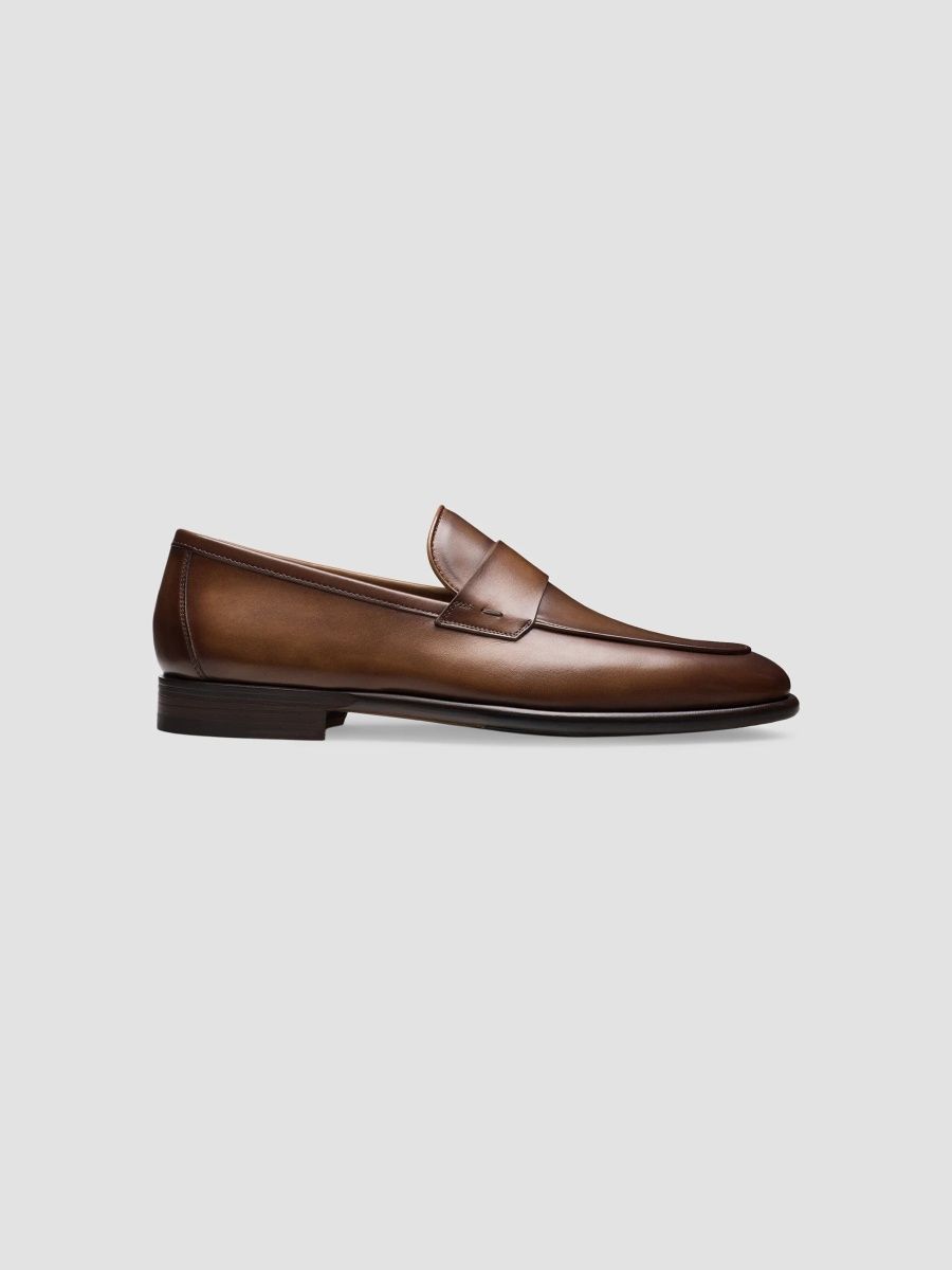 Magnanni Men's Duerro Leather Loafers - Brown - Size 11