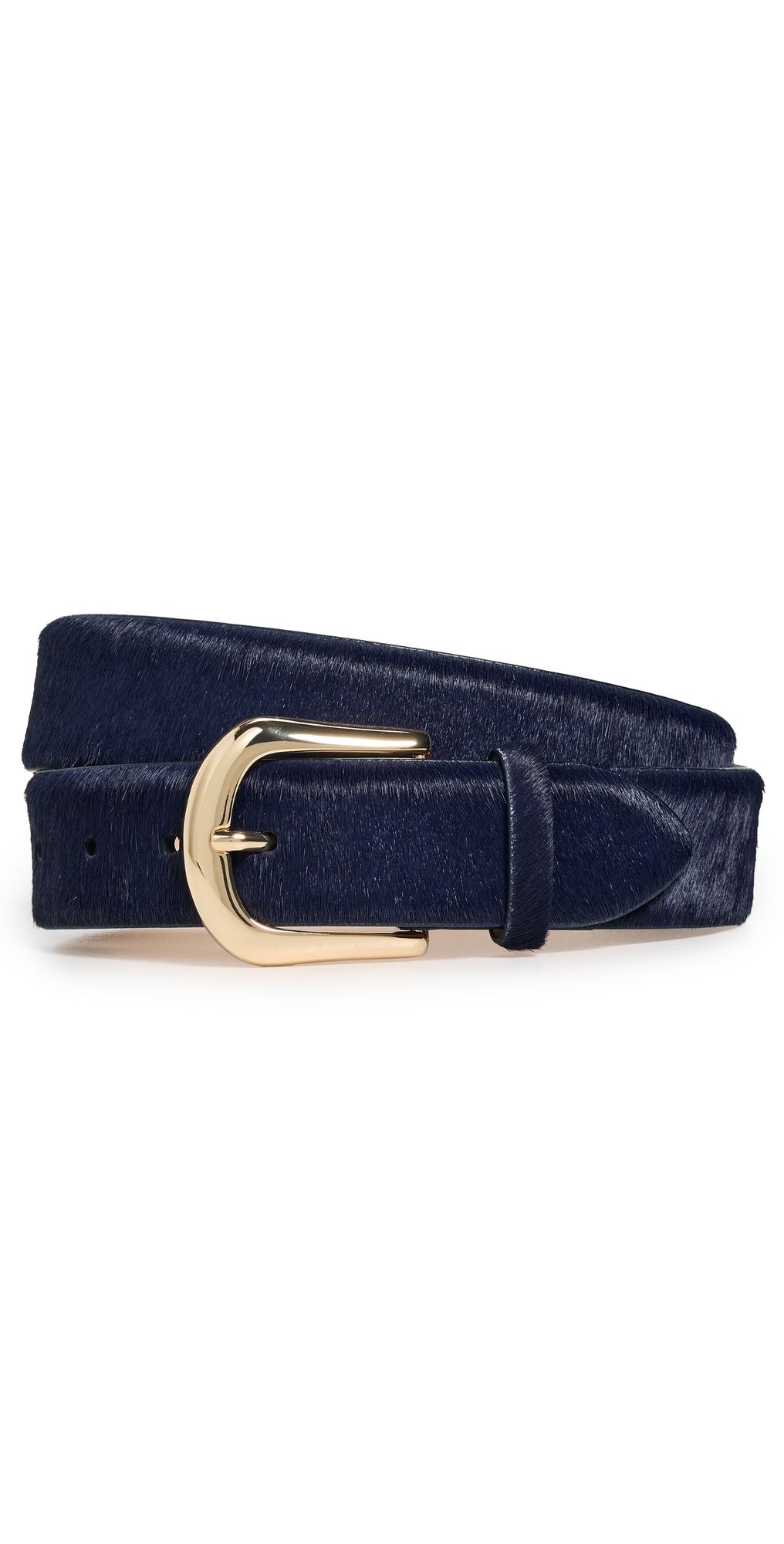 B-Low The Belt Kennedy Calf Hair Belt Navy Gold S