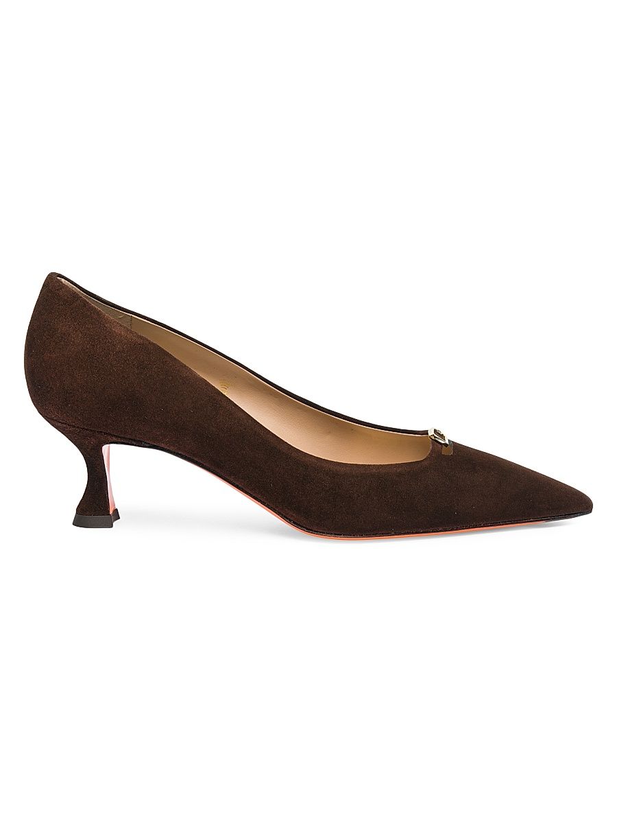 Women's Sabine 55MM Suede Pumps - Brown - Size 11