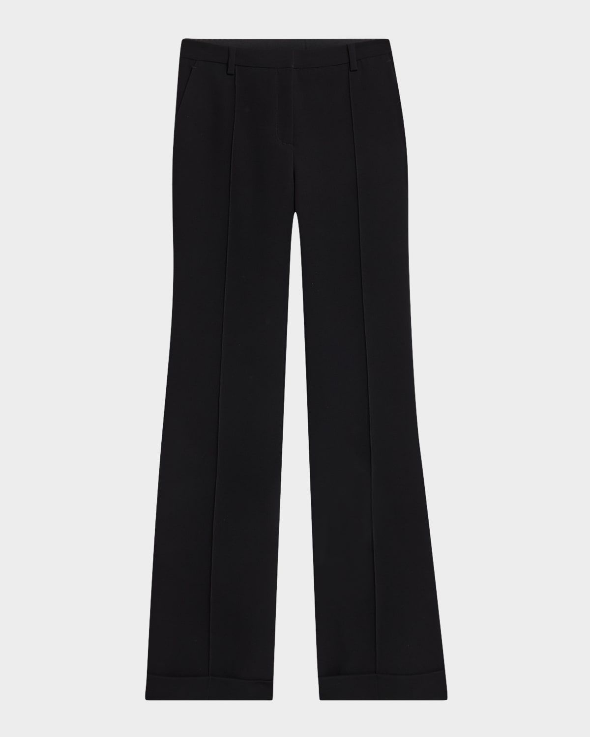 Max Cuffed Straight-Leg Pants