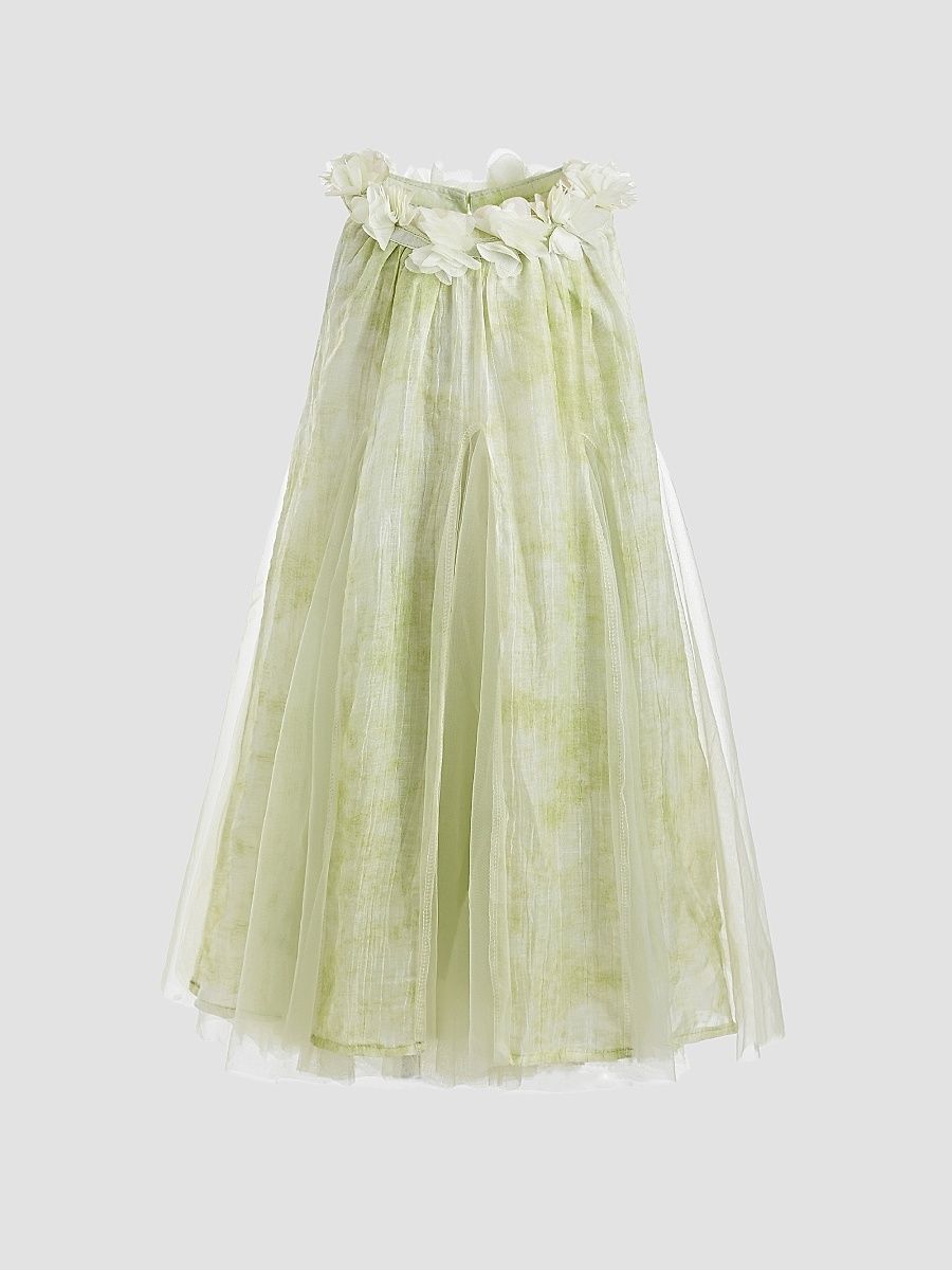 Little Girl's & Girl's Solavie Dress - Green - Size 5