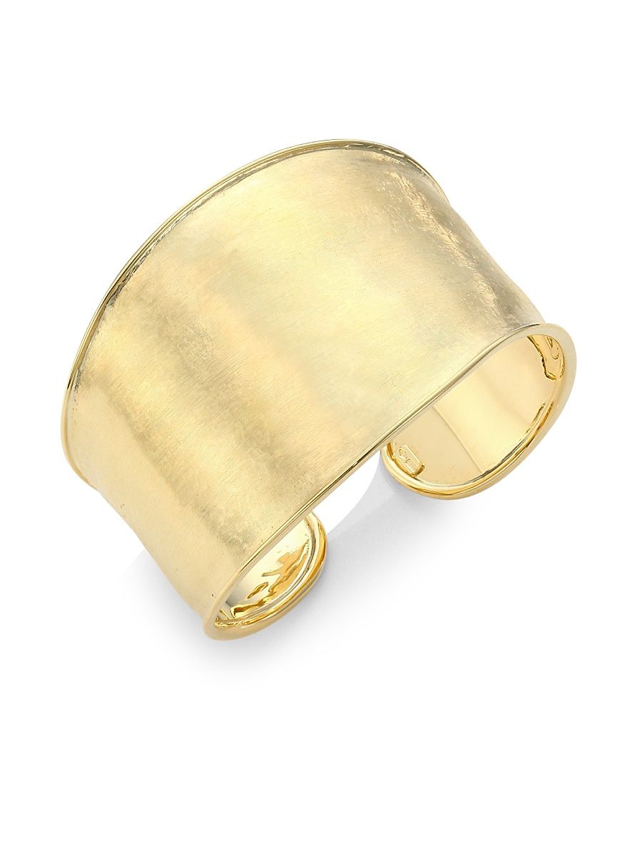 Women's Lunaria 18K Yellow Gold Cuff - Yellow Gold