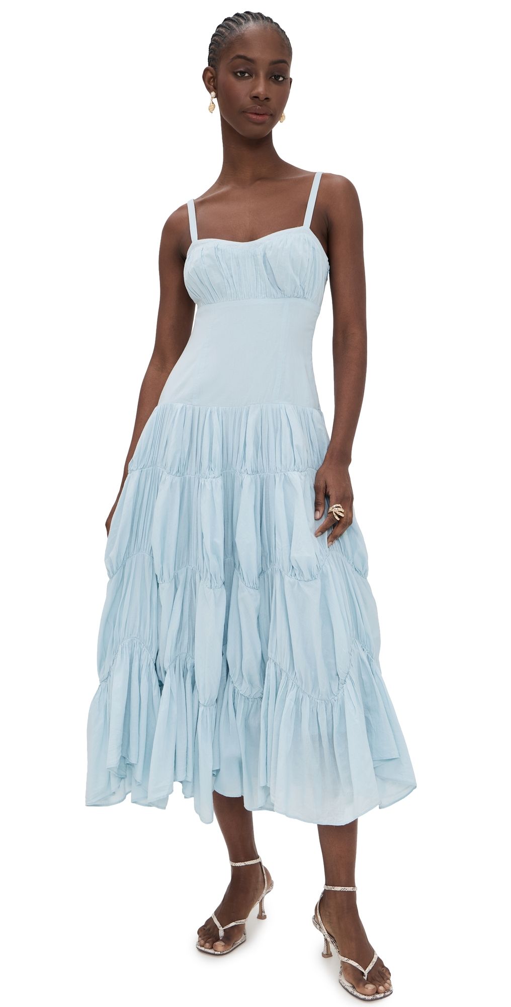 Ulla Johnson Emmalina Midi Dress Adriatic 6