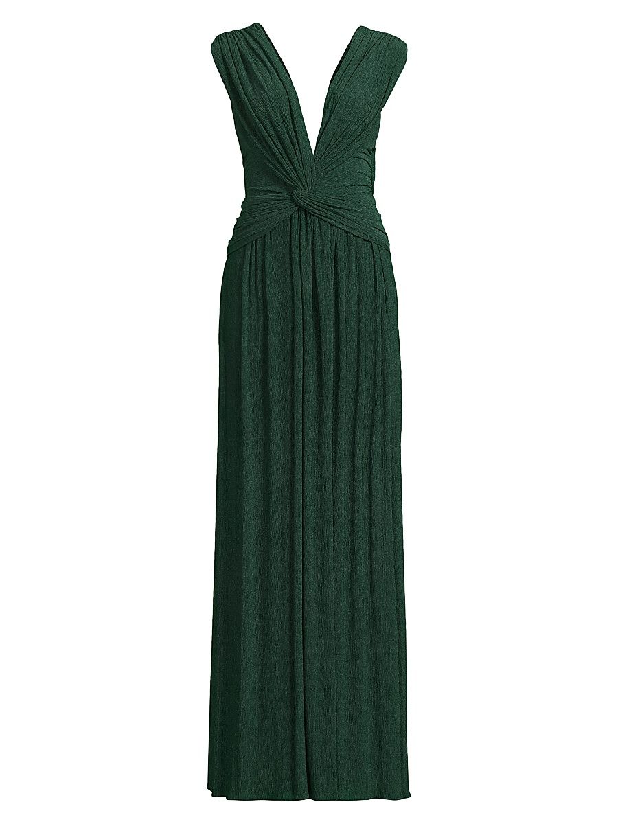 Women's Eliora Ruched Gown - Fern - Size 10