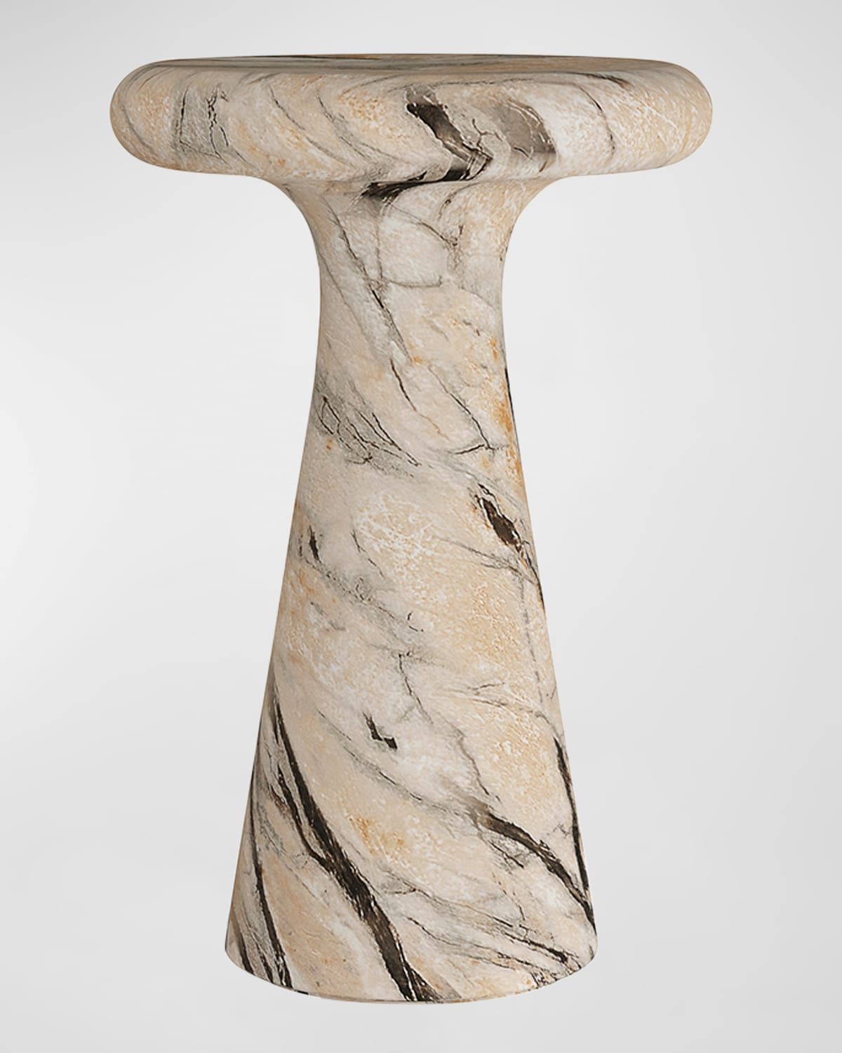 Zahara Faux Marble Drink Table