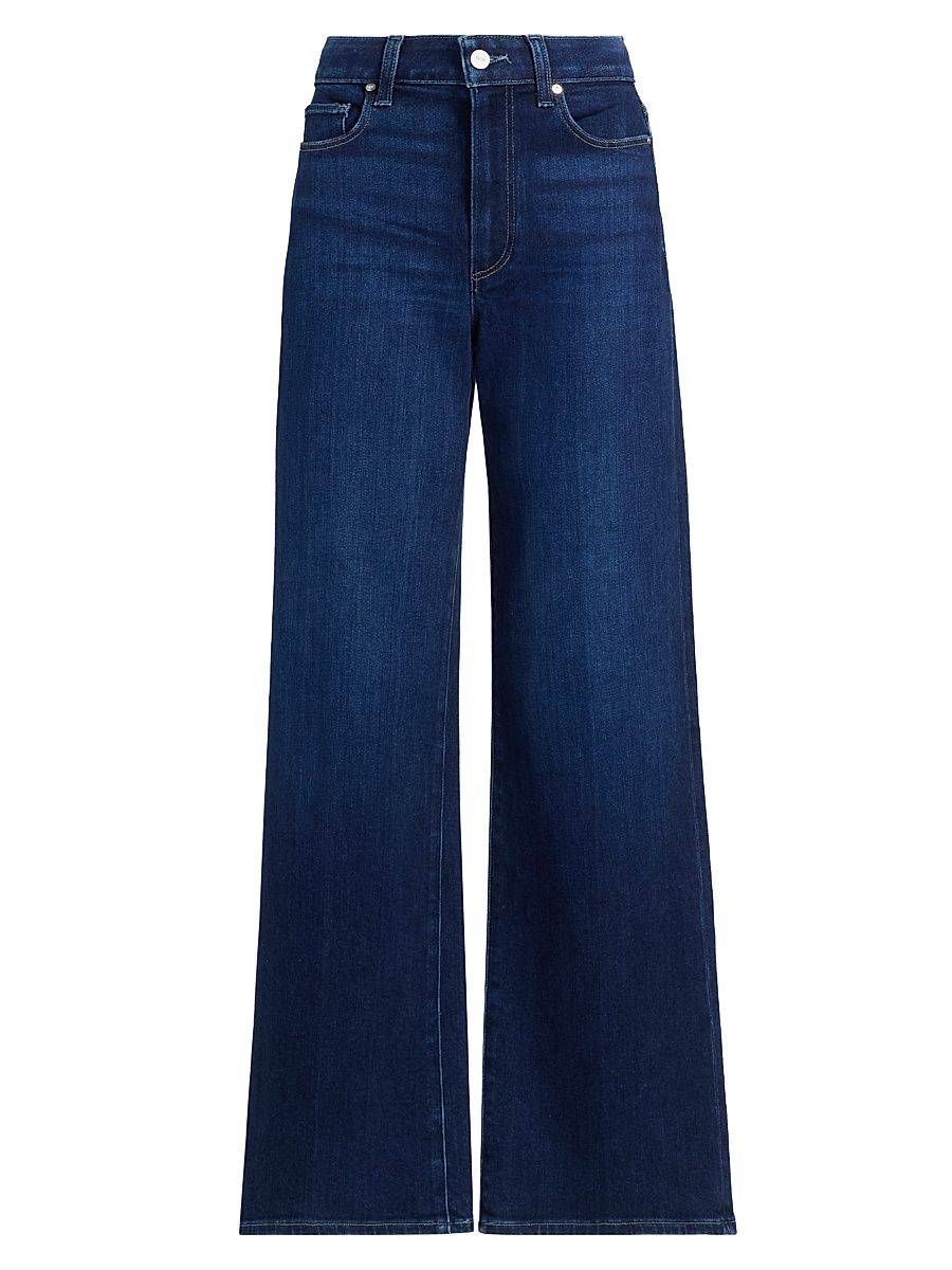 Women's Anessa High-Rise Wide-Leg Jeans - Duke Of York - Size 32