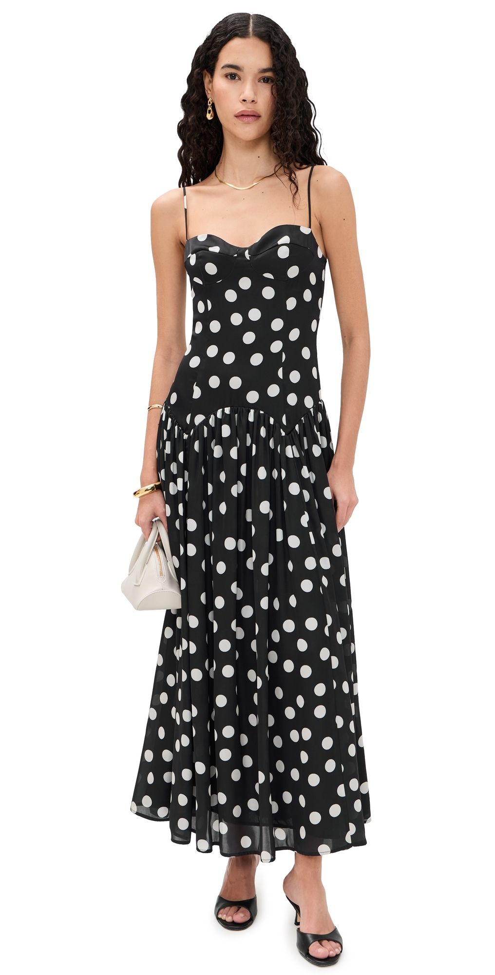 o. p.t Auden Dress Black Polka Dot 6