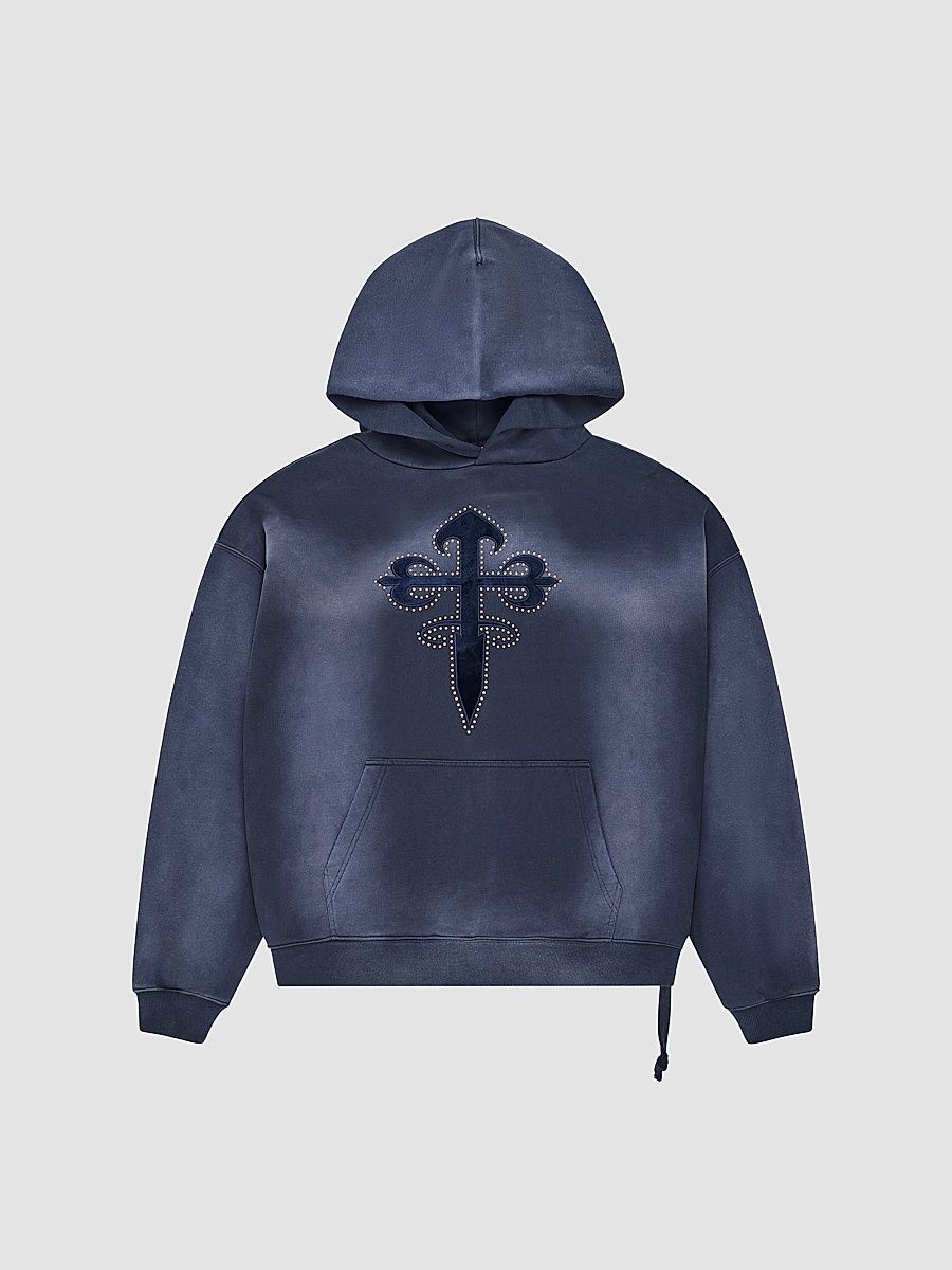 Men's Kaliba Cotton Hoodie - Navy - Size XS