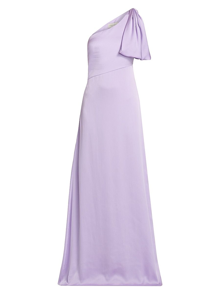 Women's Chelsea Crinkle Georgette Gown - Lavender - Size 4