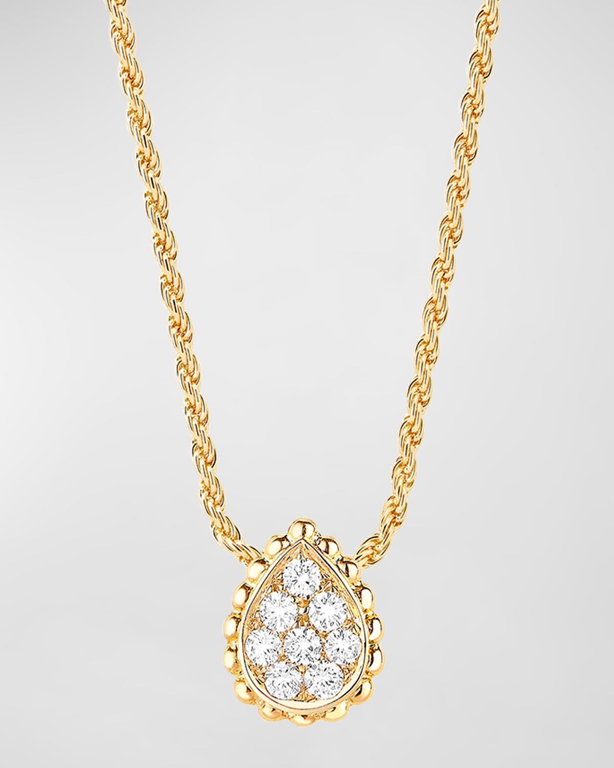 Serpent Boheme 18K Yellow Gold Diamond Pendant Necklace