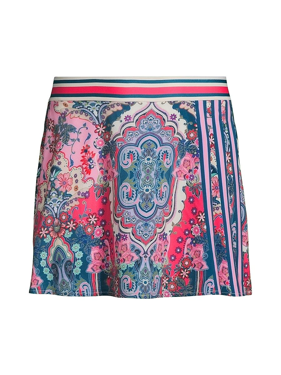 Women's Melody Bee Active Paisley Tennis Skirt - Size XL