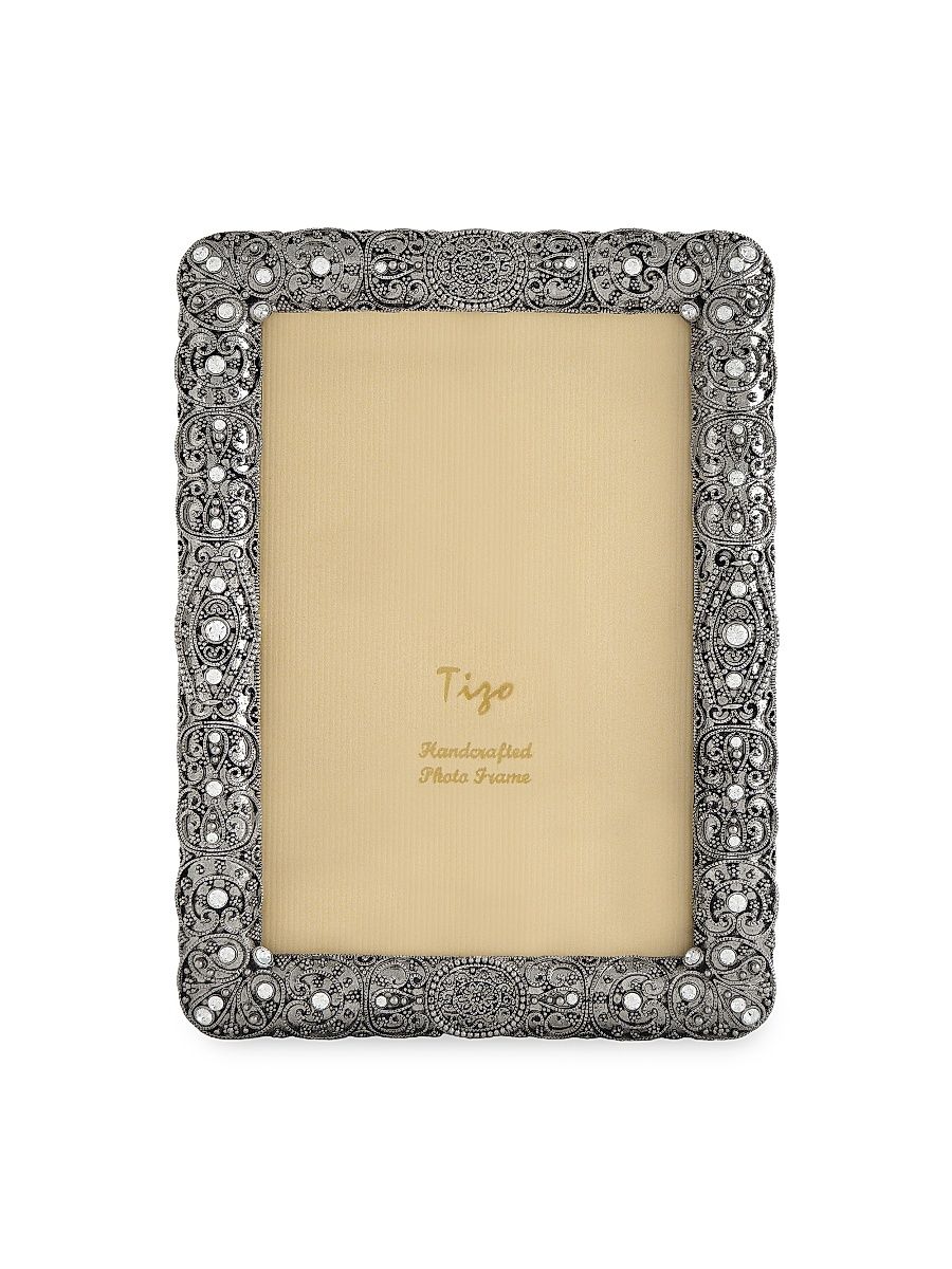 Silver Jeweled Frame - Silver - Size 8x10