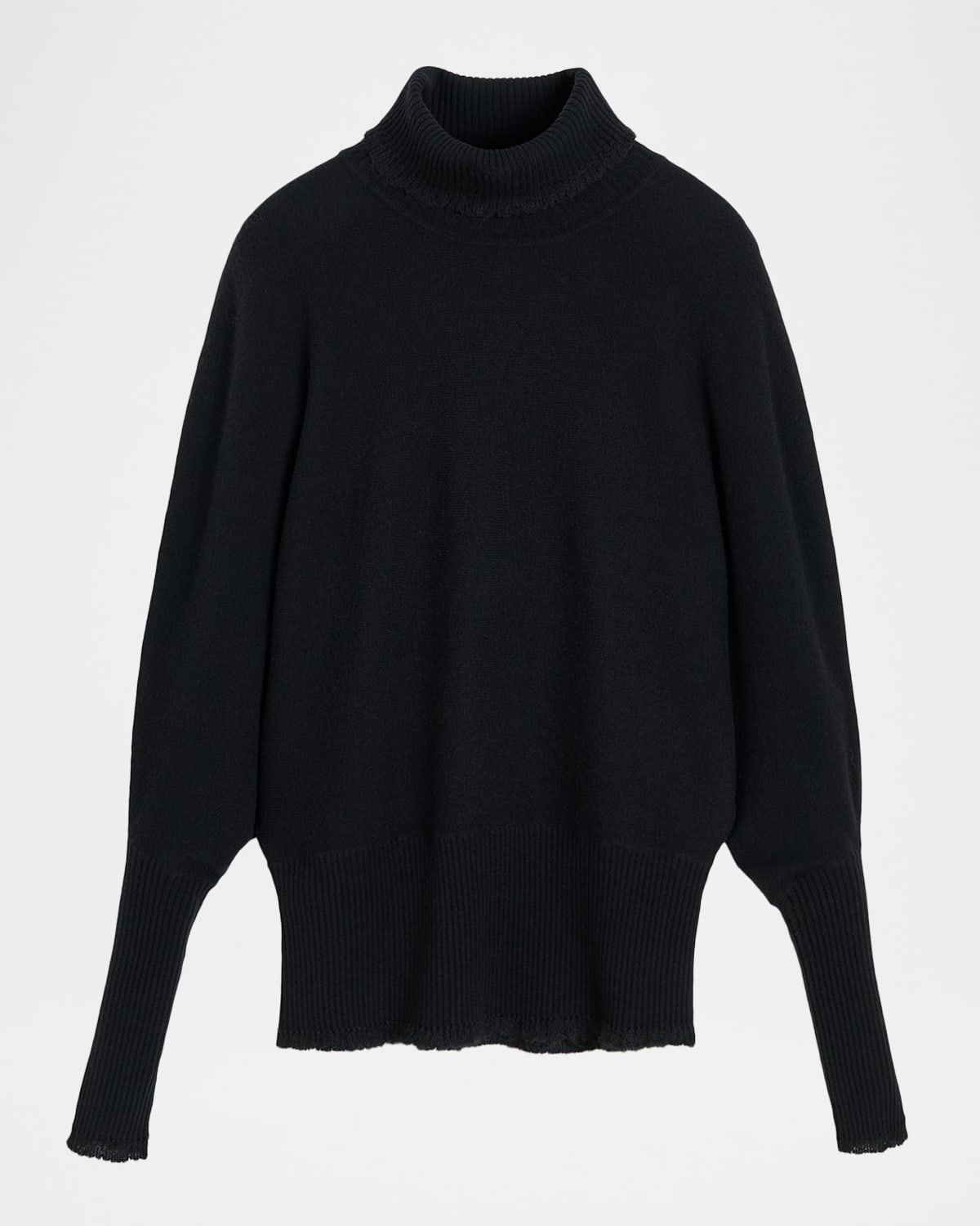 Magosa Turtleneck Raw-Edged Sweater