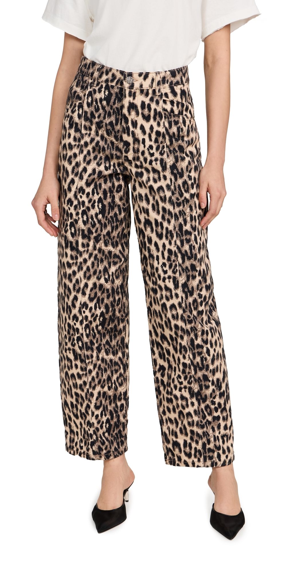 BAUM UND PFERDGARTEN Nara Jeans Brown Baum Leopard 40