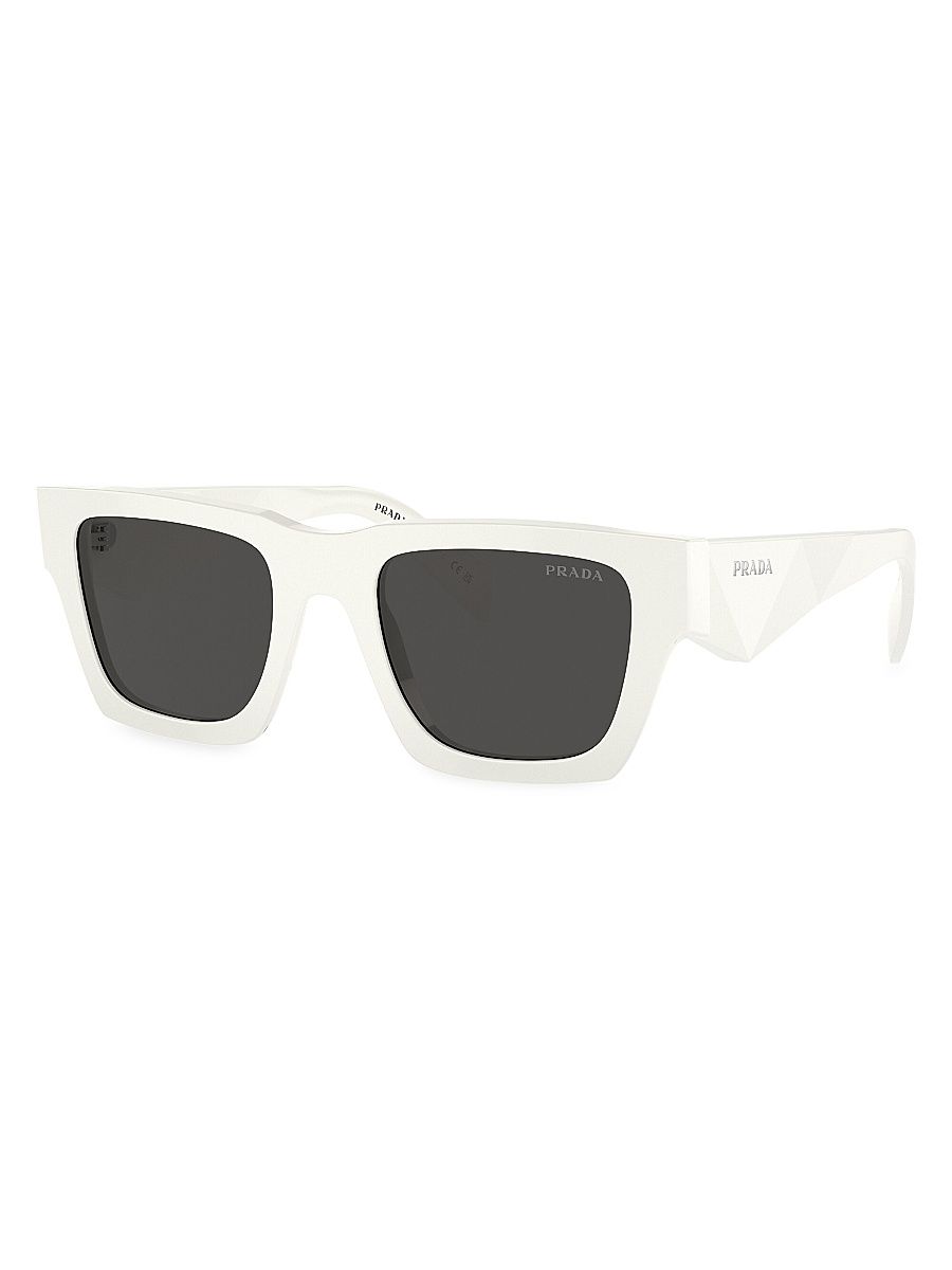 Men's Symbole 0PR A06SF 54MM Pillow Sunglasses - White Smoke