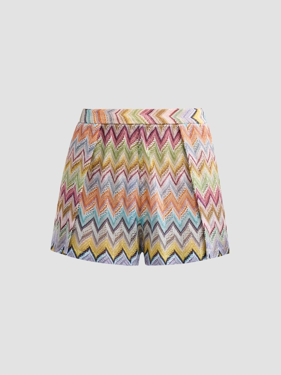Missoni Women's Zigzag Cover-Up Shorts - Multicolor - Size 8