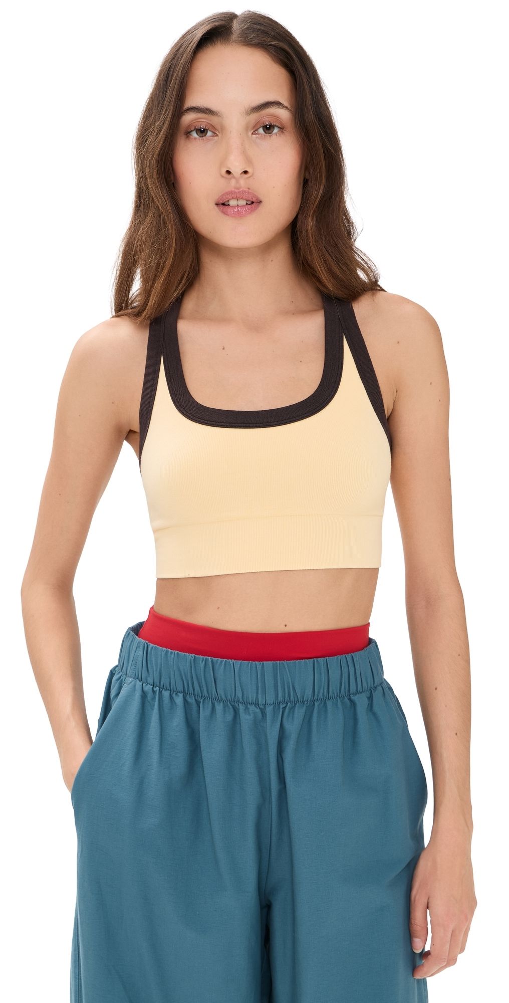 FP Movement Go To Colorblock Bra Sunlit Yellow Combo XL